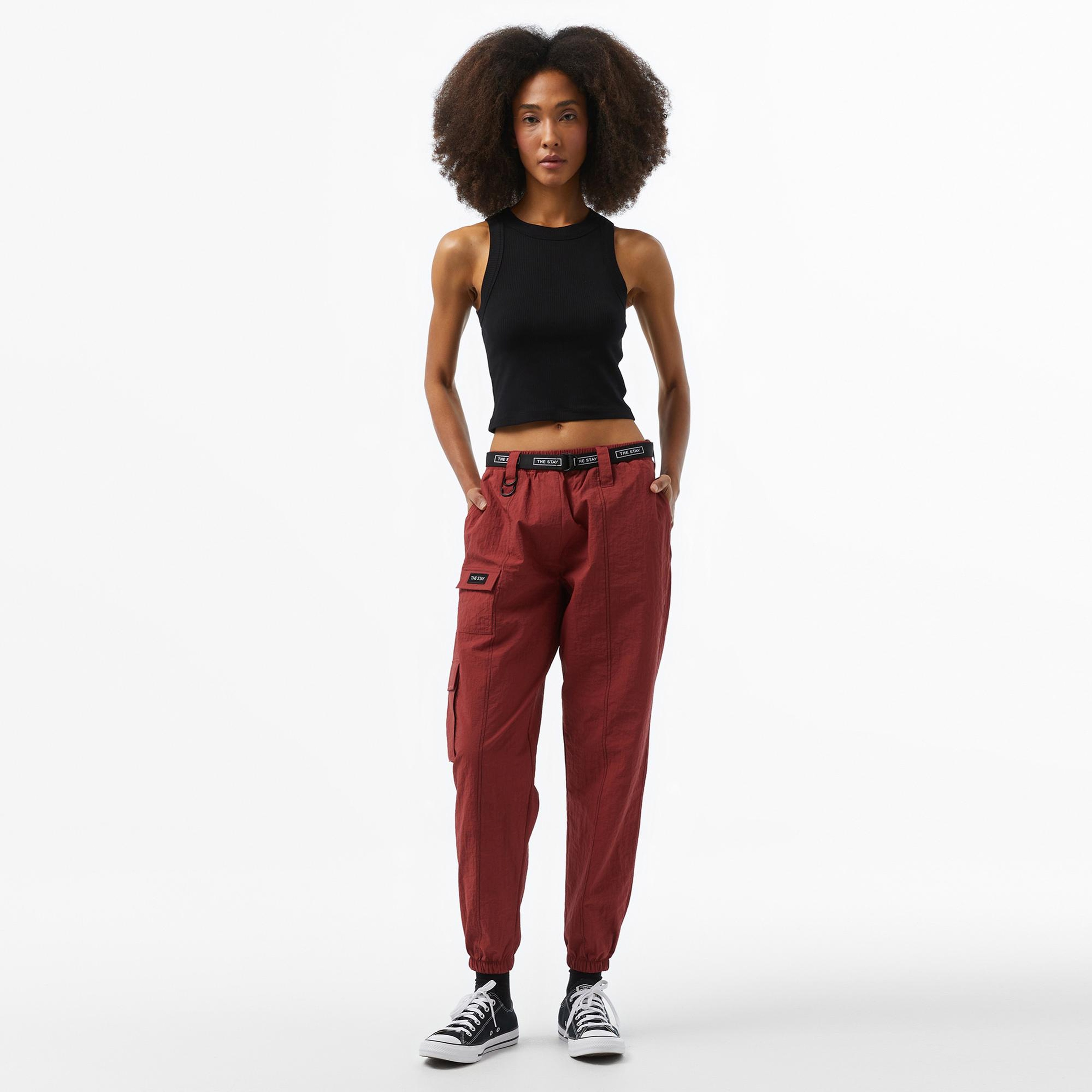 The Stay Line Tsls3Agk02 Kadın Bordo Pantolon