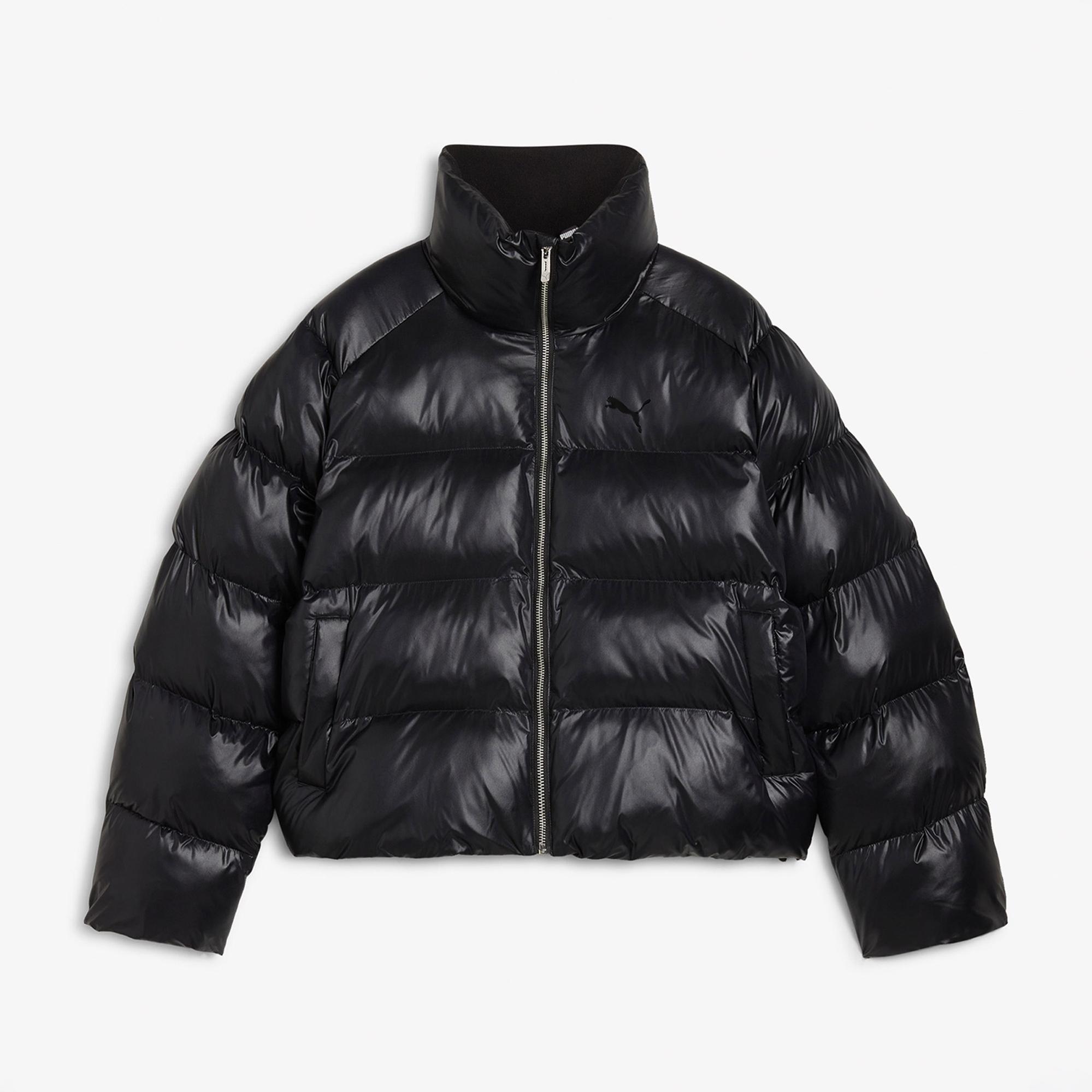Puma Shiny Puffer Kadın Siyah Mont