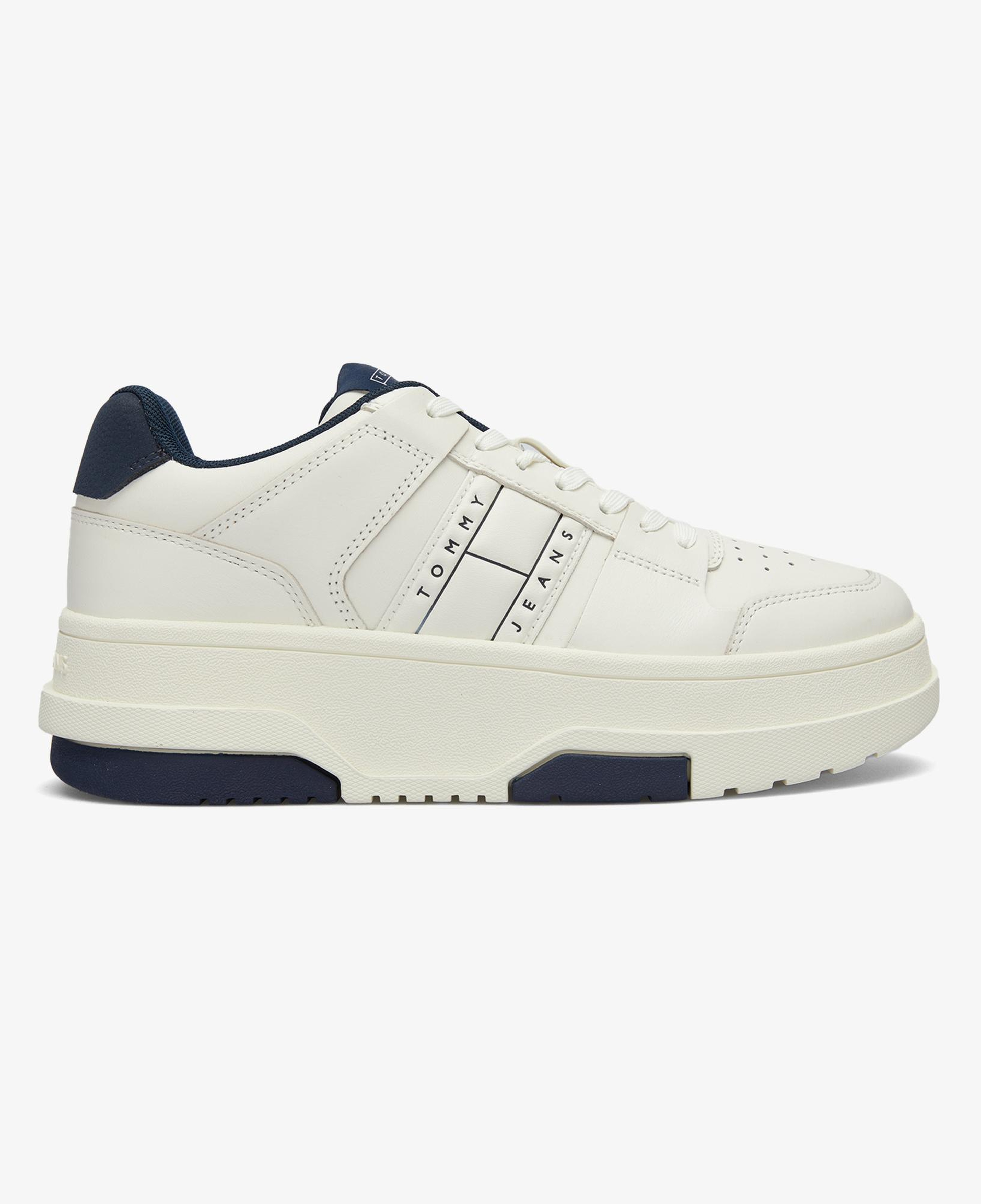 Tommy Jeans The Brooklyn Flatform Kadın Beyaz Sneaker