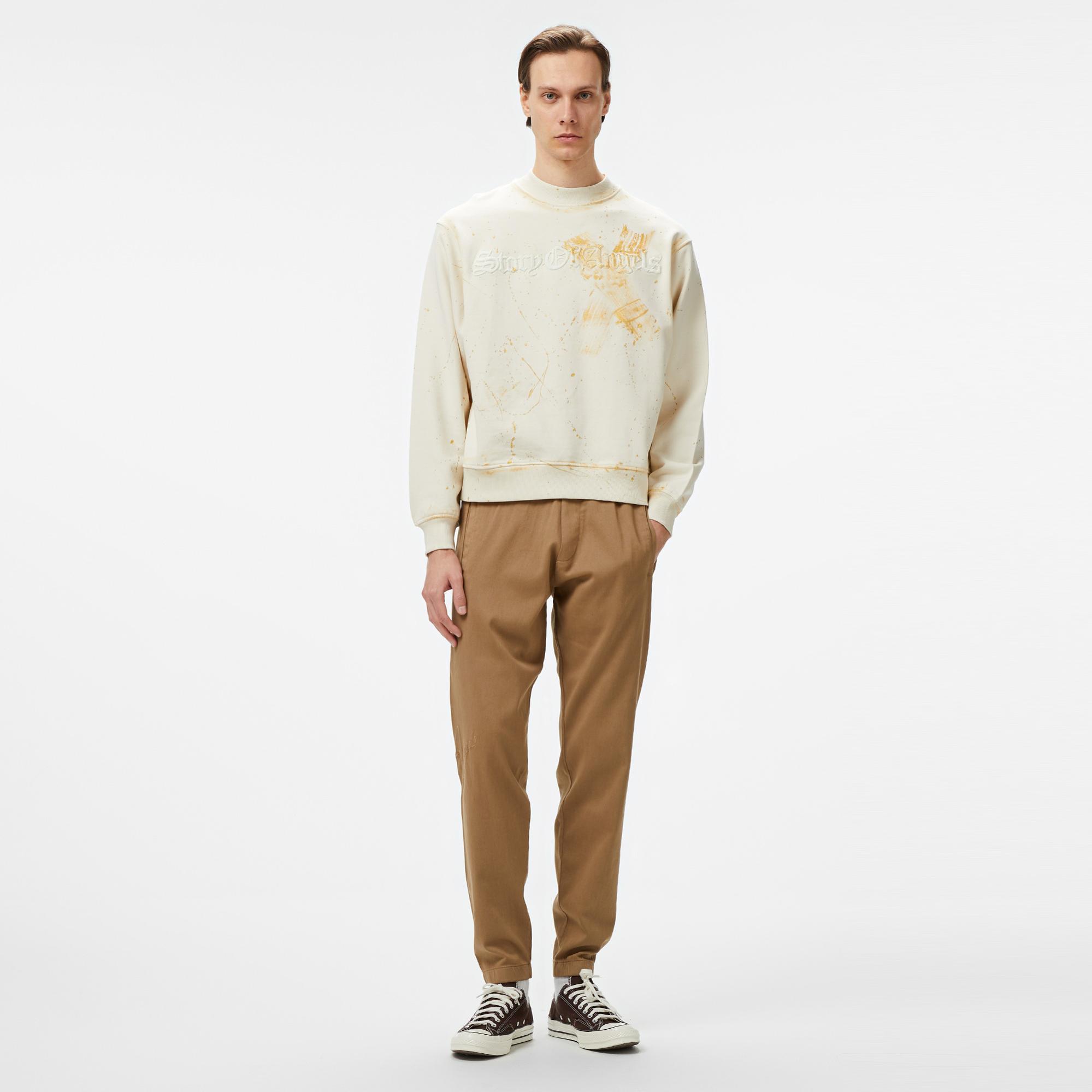 Story Of Angels Budha Dream Erkek Krem Sweatshirt