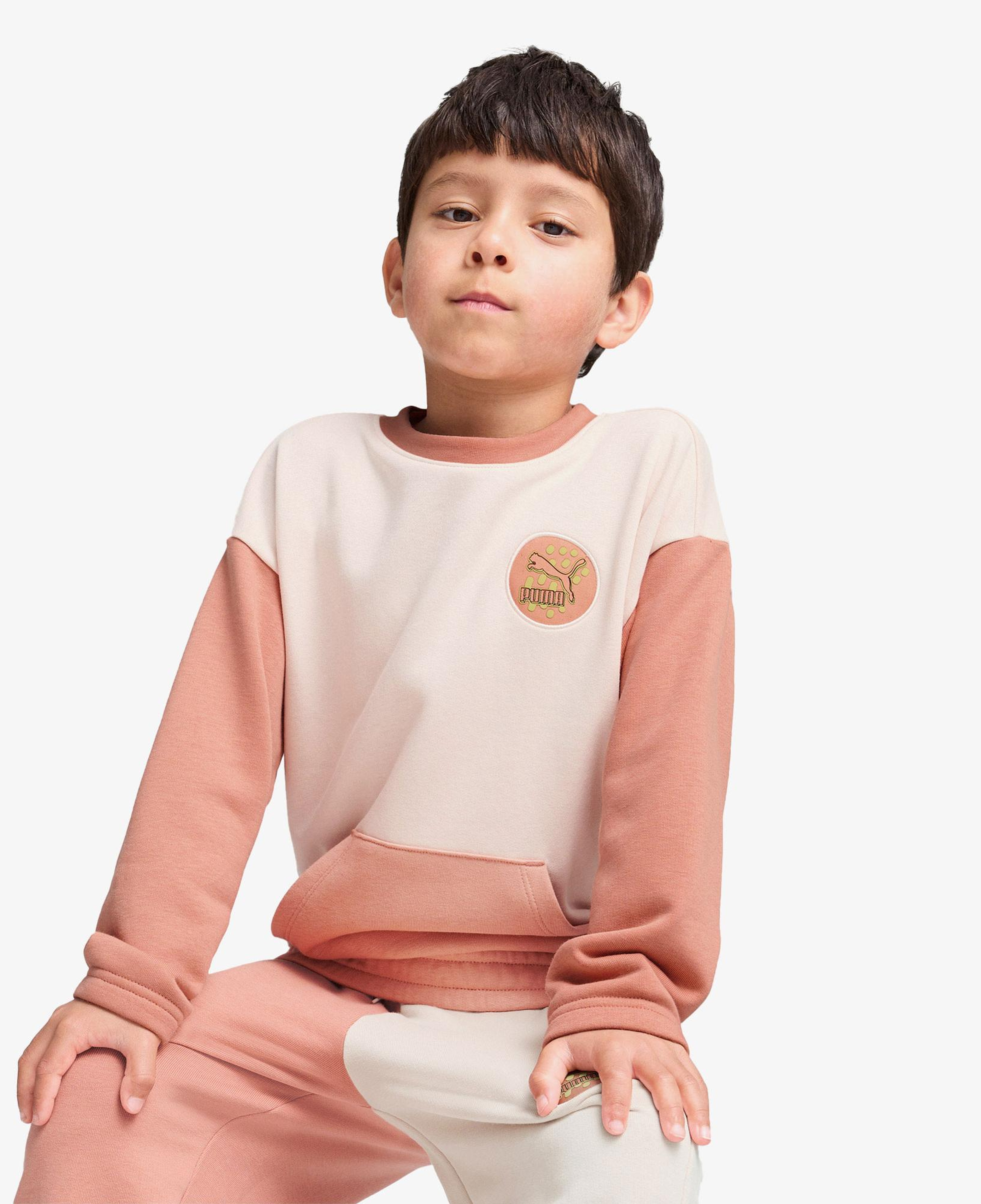 Puma Classics Fc Crew Çocuk Pembe Sweatshirt