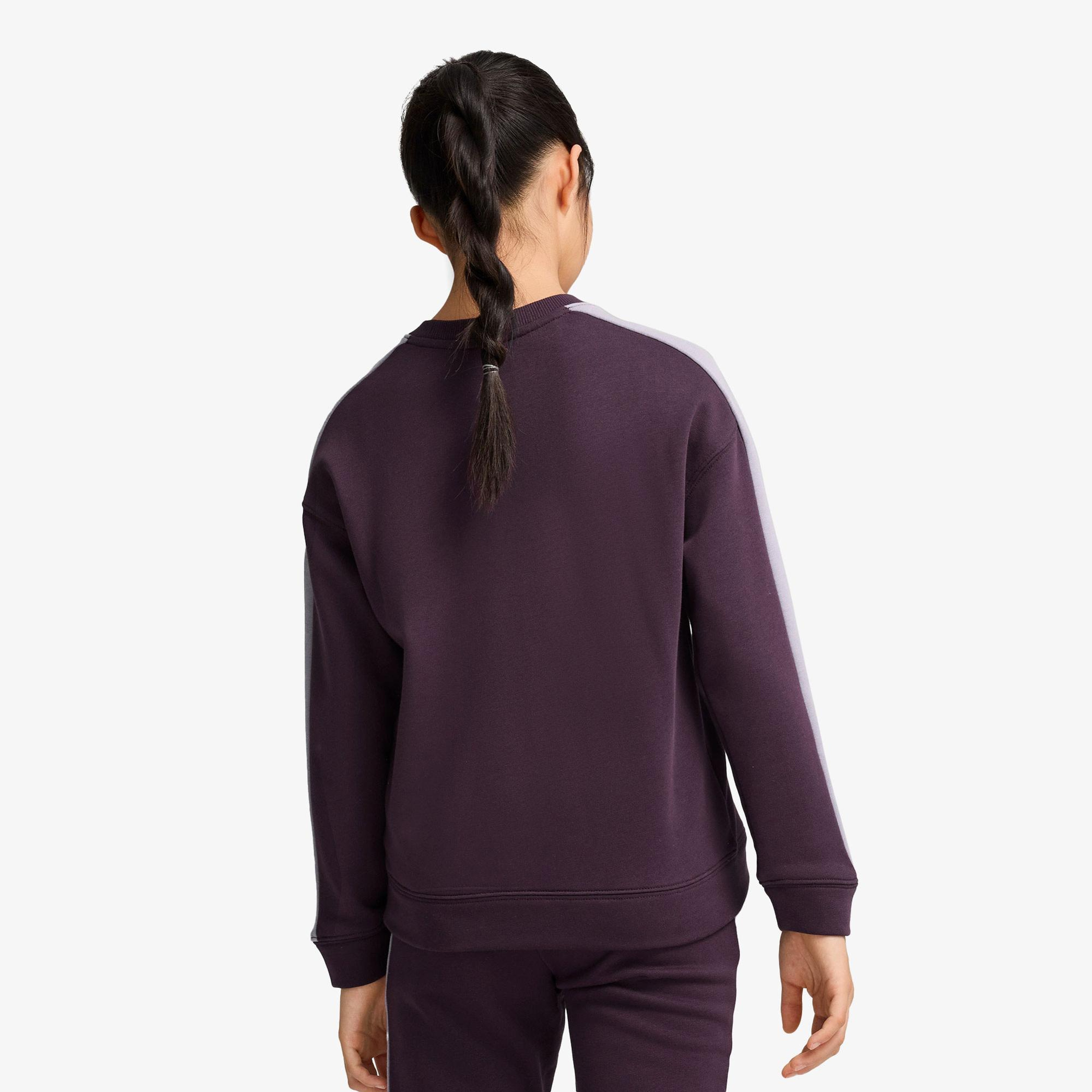 Puma T7 Crew Tr Çocuk Mor Sweatshirt