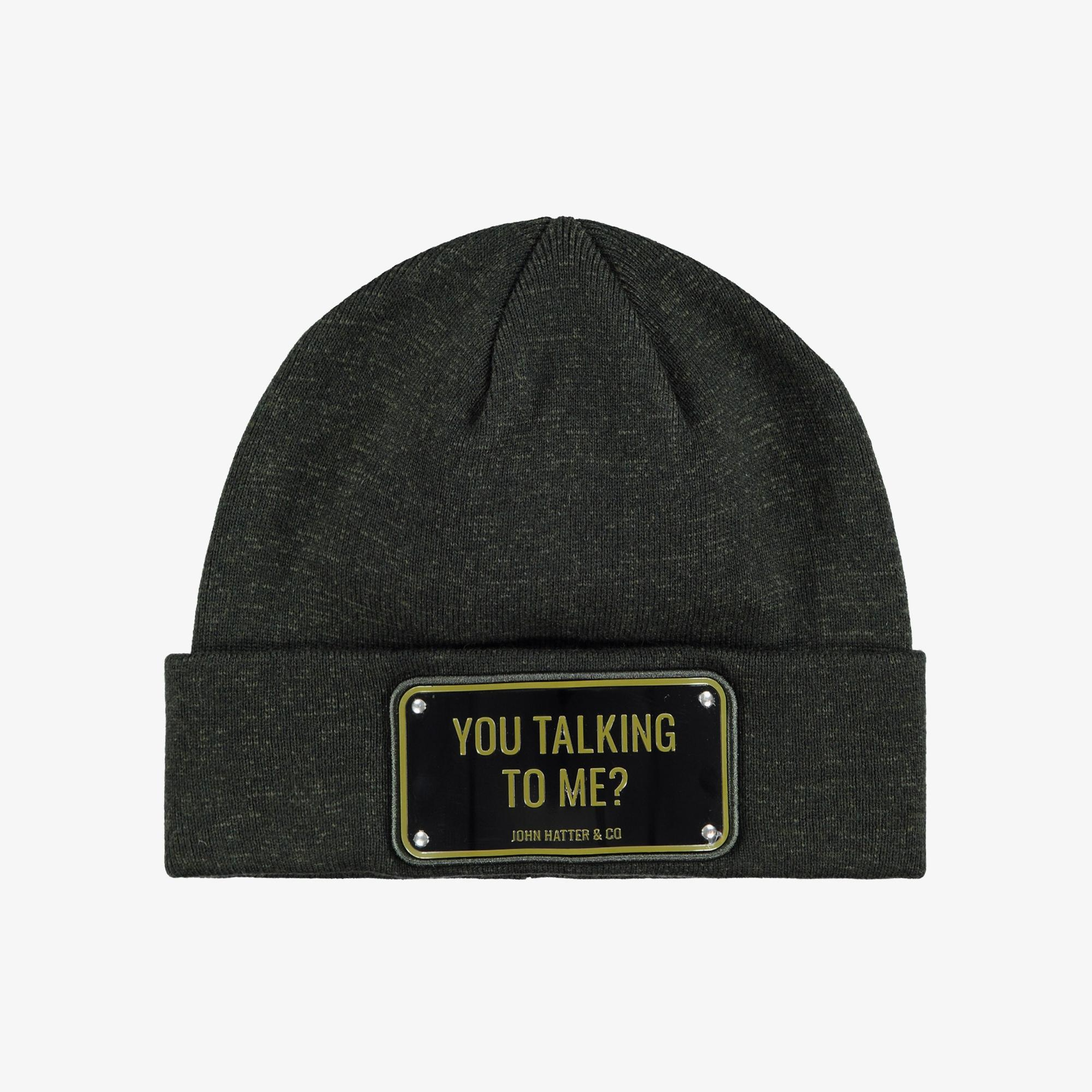 John Hatter&Co"You Talking To Me"Erkek Yeşil Bere