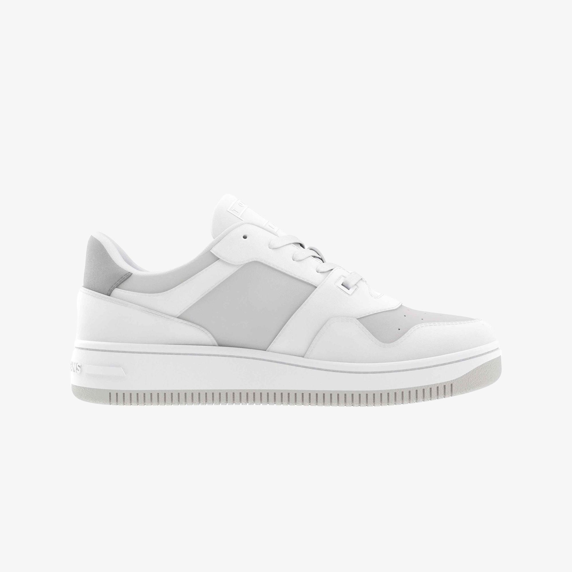 Tommy Jeans Retro Basket Tonal Kadın Gri Spor Ayakkabı