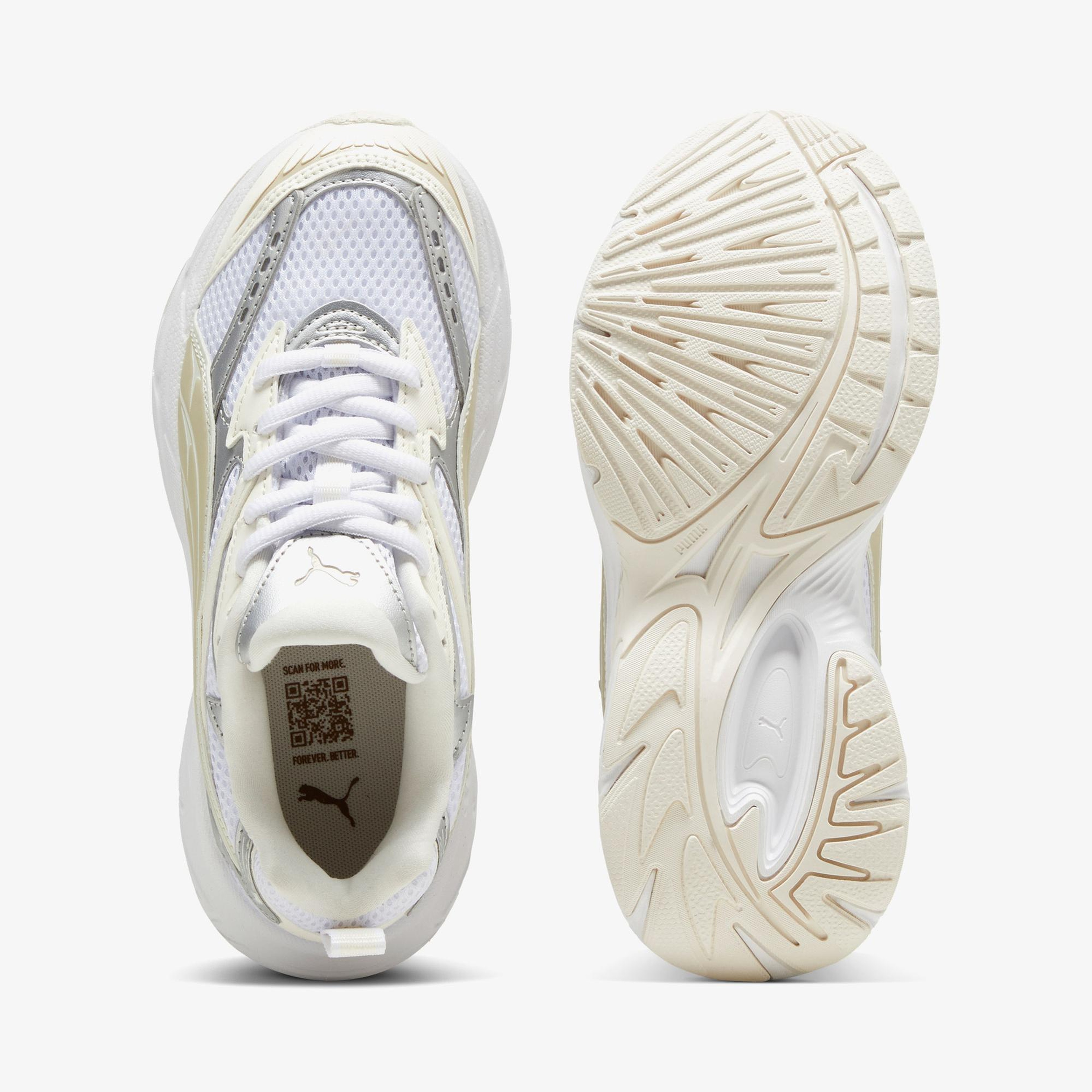 Puma Morphic Metallic Wns Kadın Krem Spor Ayakkabı