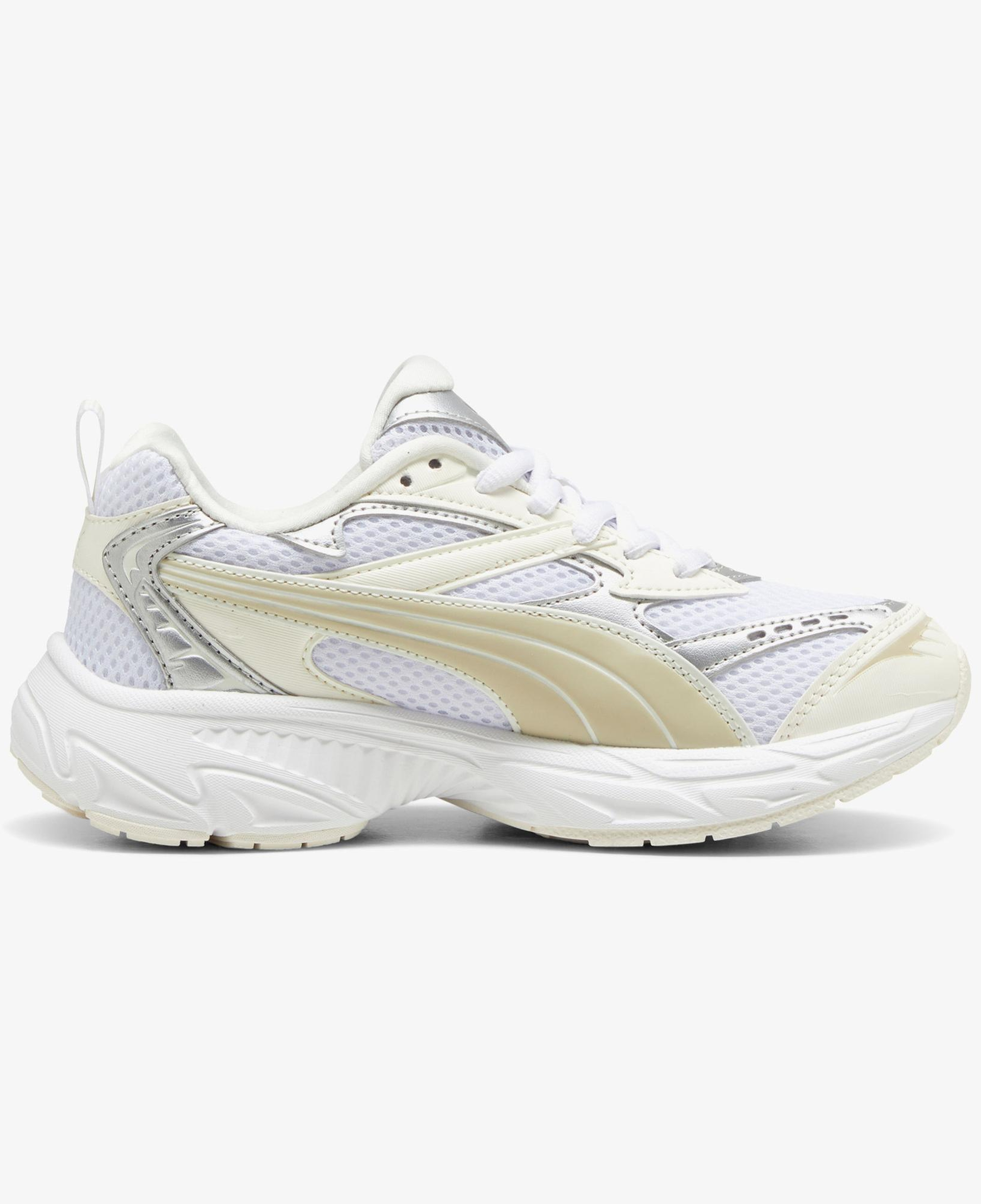 Puma Morphic Metallic Wns Kadın Krem Spor Ayakkabı