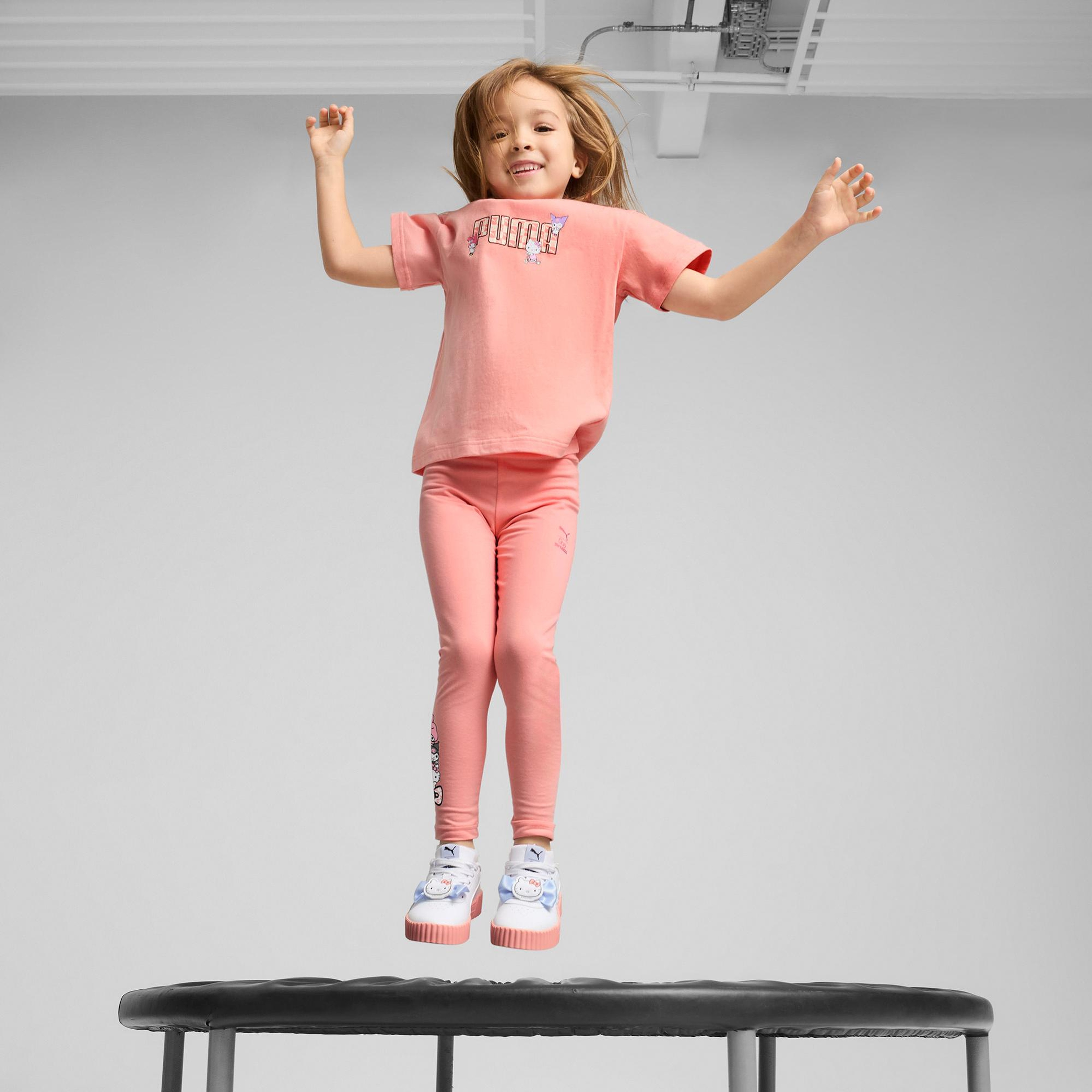 Puma X Hk&Fr Graphic Çocuk Pembe T-Shirt