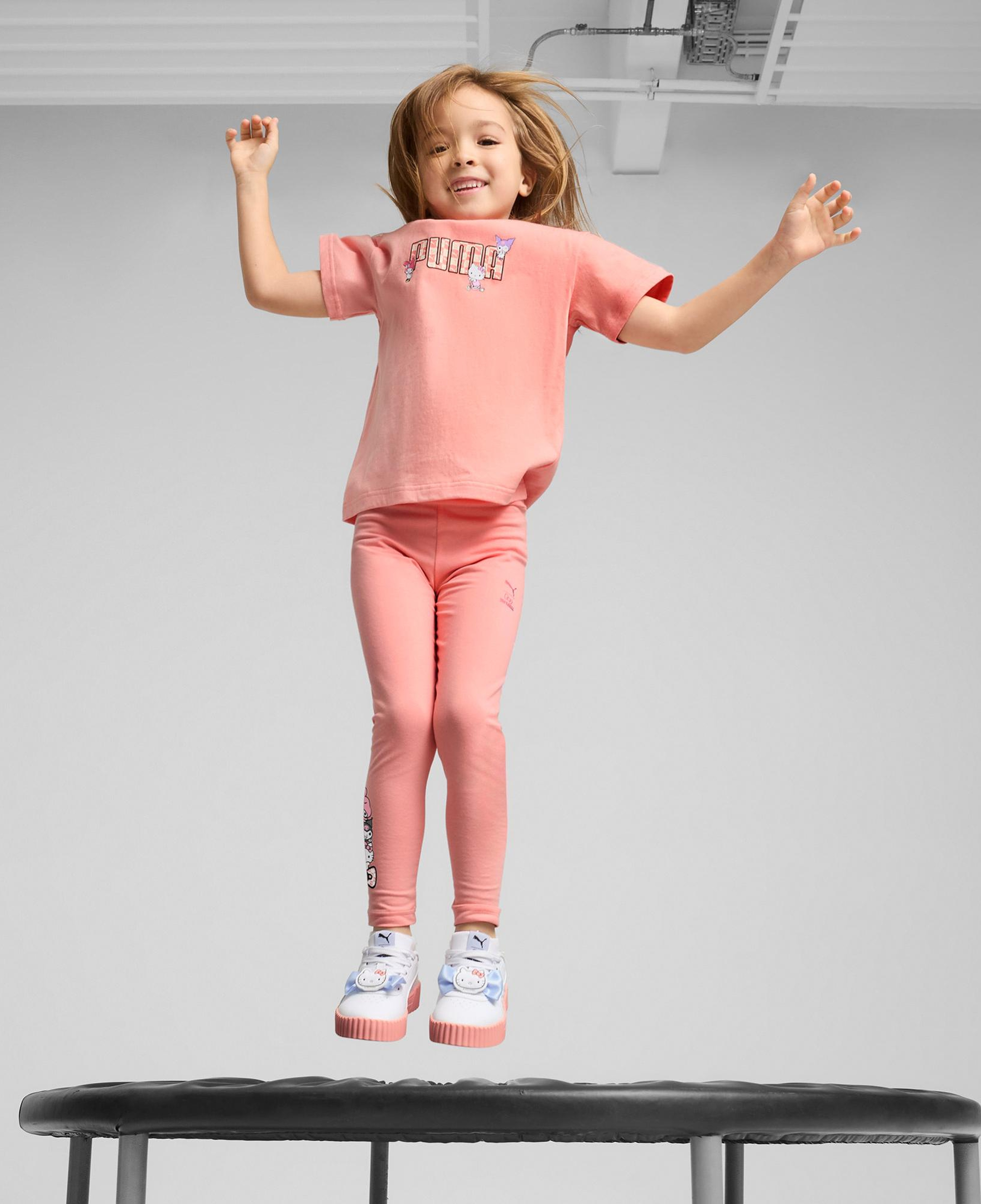 Puma X Hk&Fr Graphic Çocuk Pembe T-Shirt