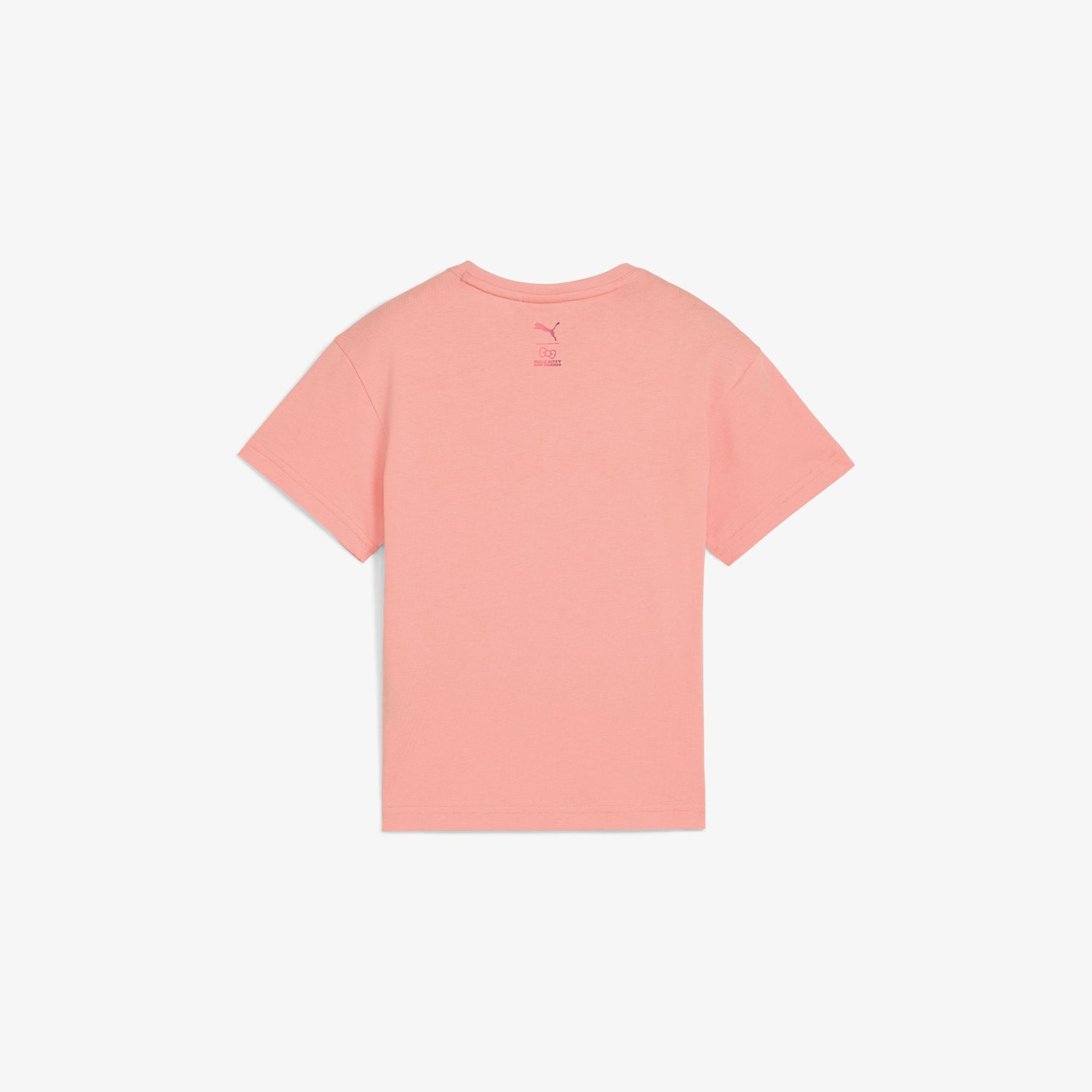 Puma X Hk&Fr Graphic Çocuk Pembe T-Shirt