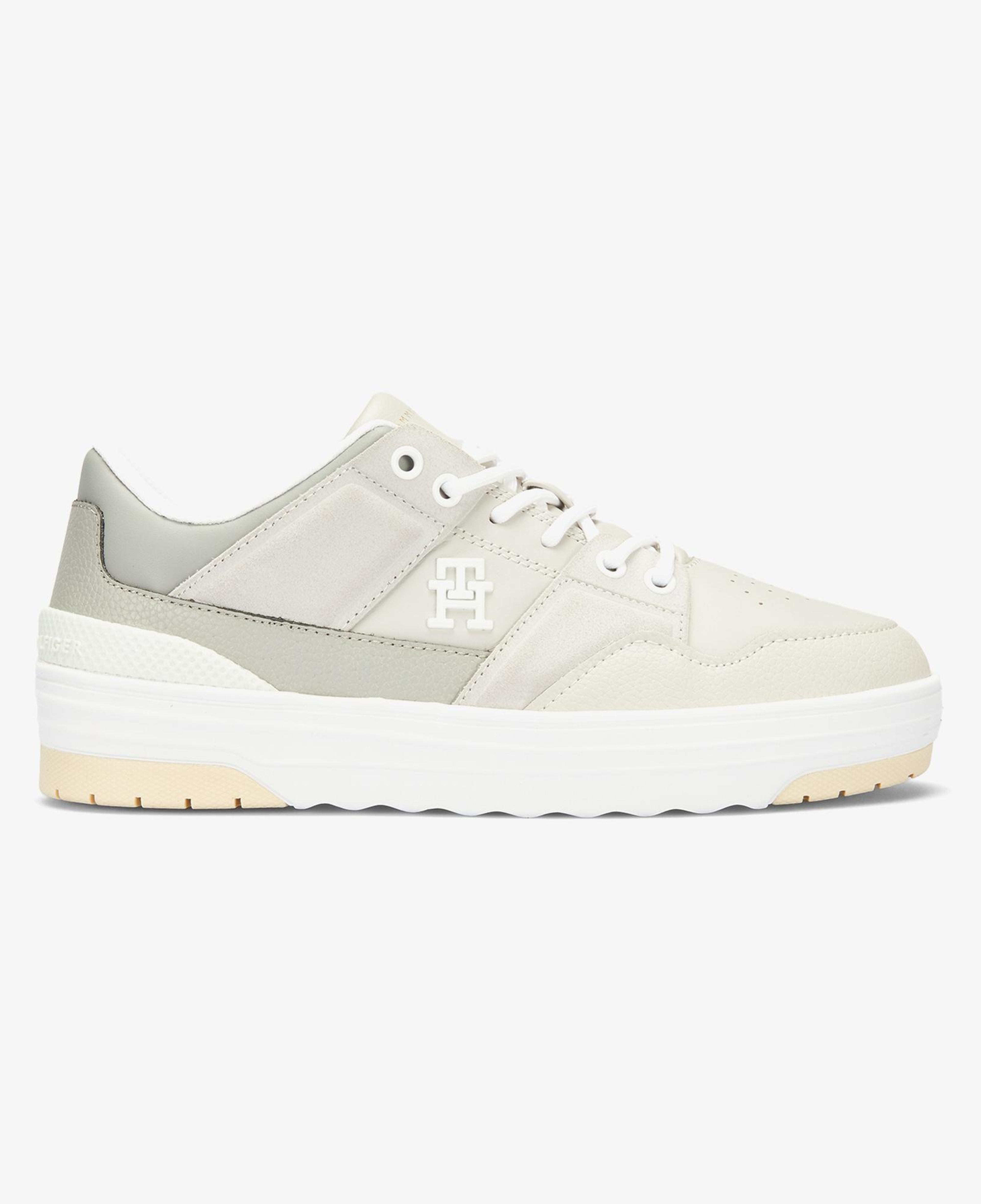 Tommy Hilfiger Basket Spor Ayakkabı Kadın Gri Spor Ayakkabı