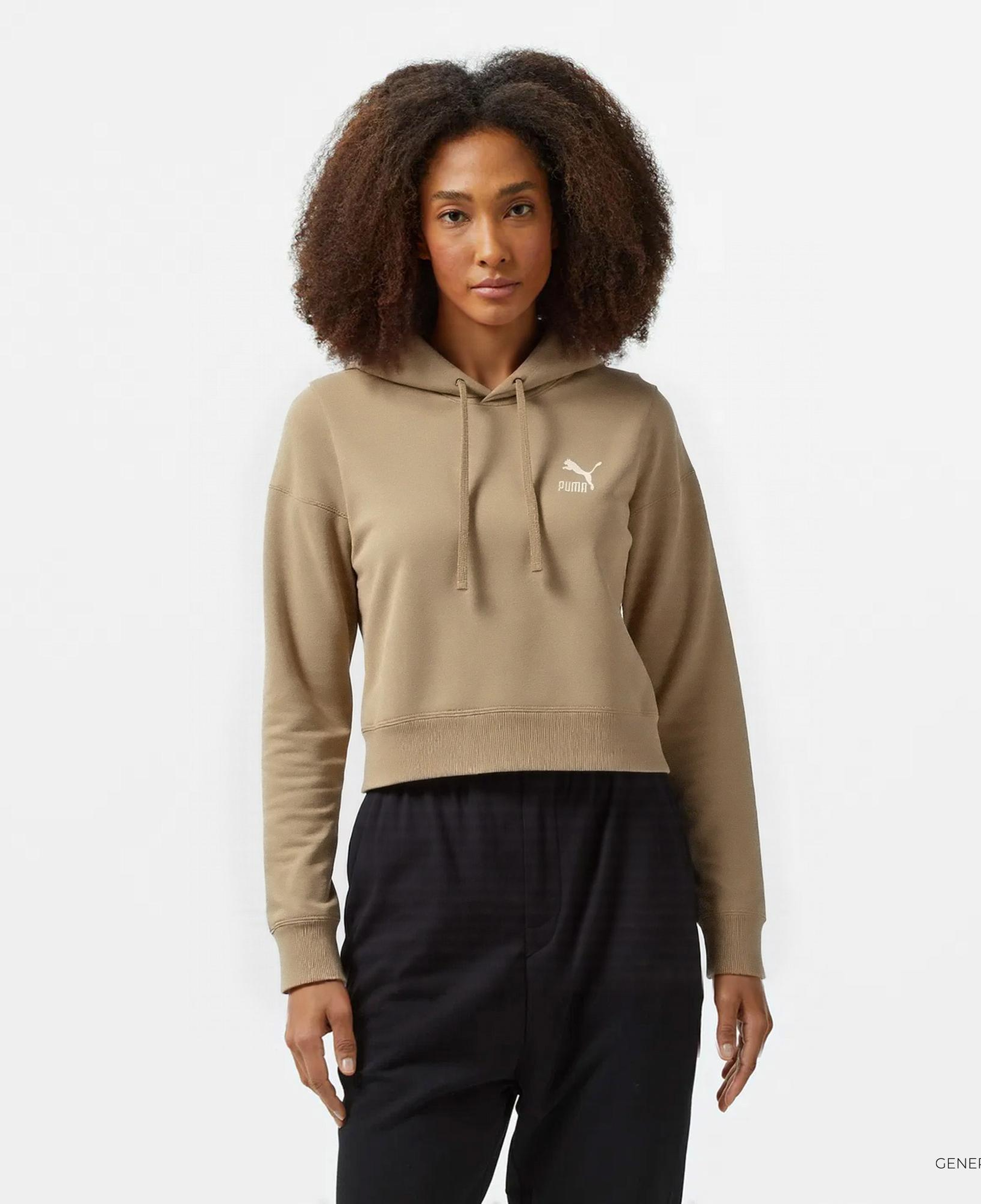 Puma Better Classıcs Hoodie Kadın Haki Hoodie