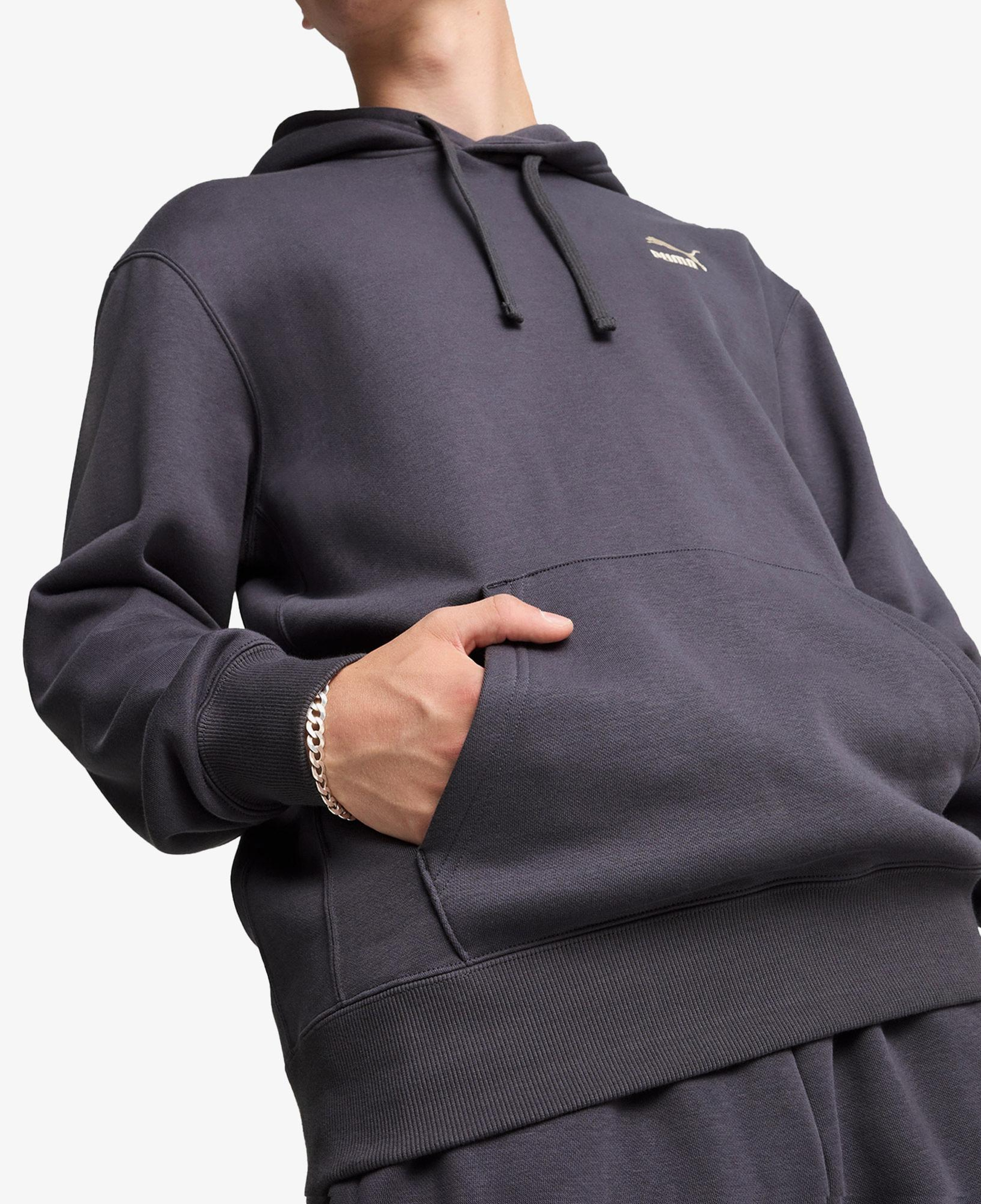 Puma Classics Hoodie Unisex Gri Hoodie