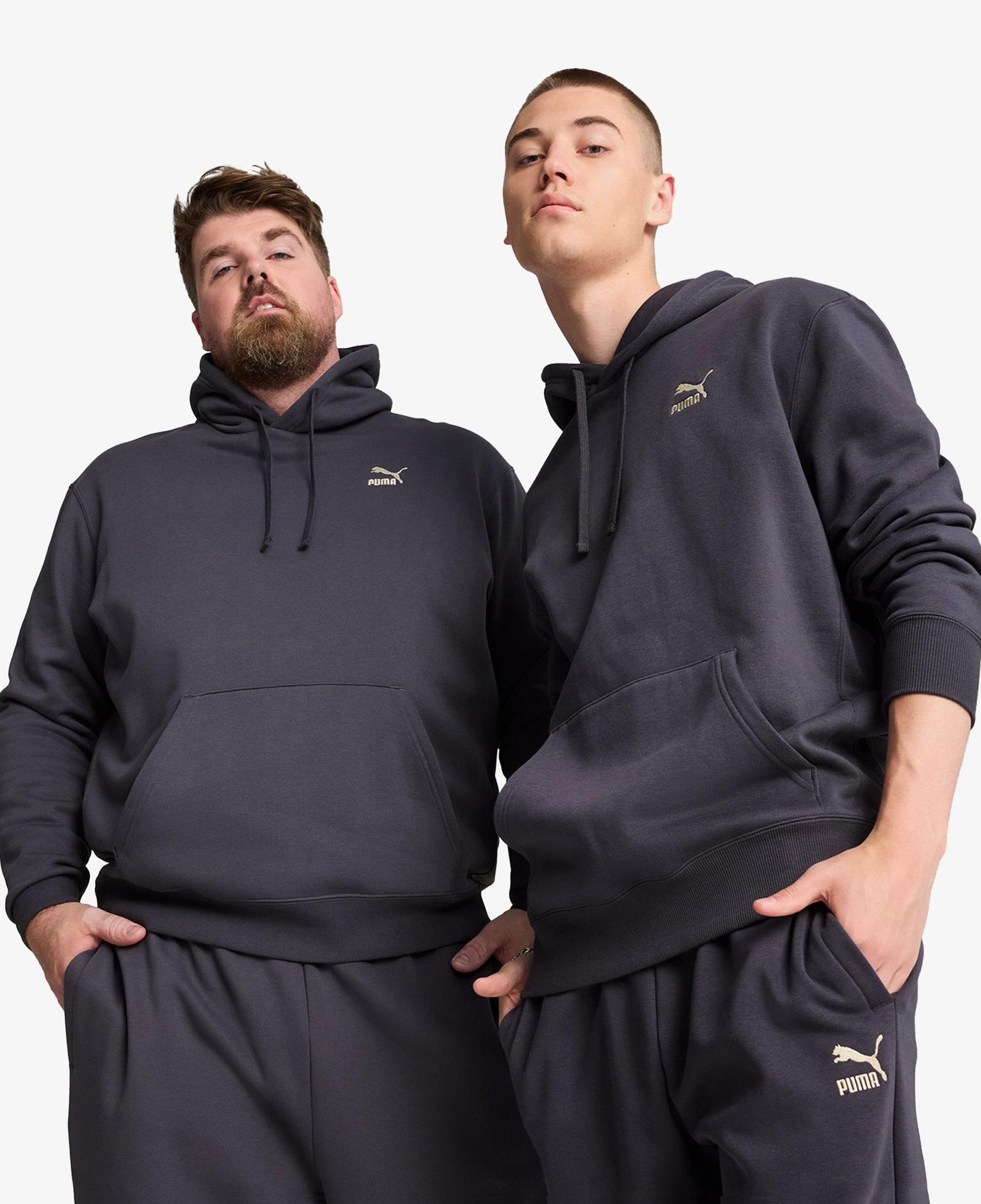 Puma Classics Hoodie Unisex Gri Hoodie