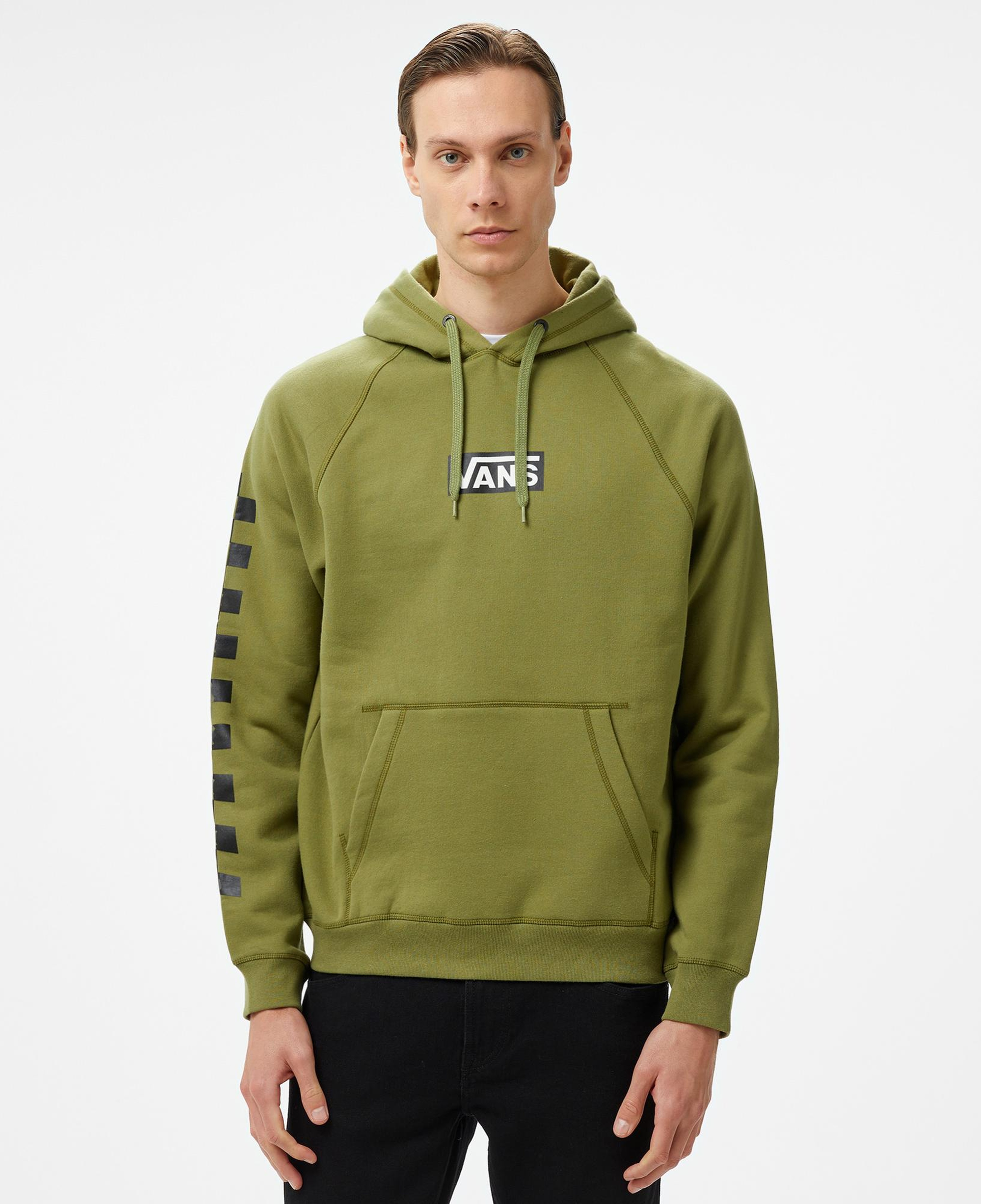 Vans Boxed Pullover Erkek Yeşil Sweatshirt