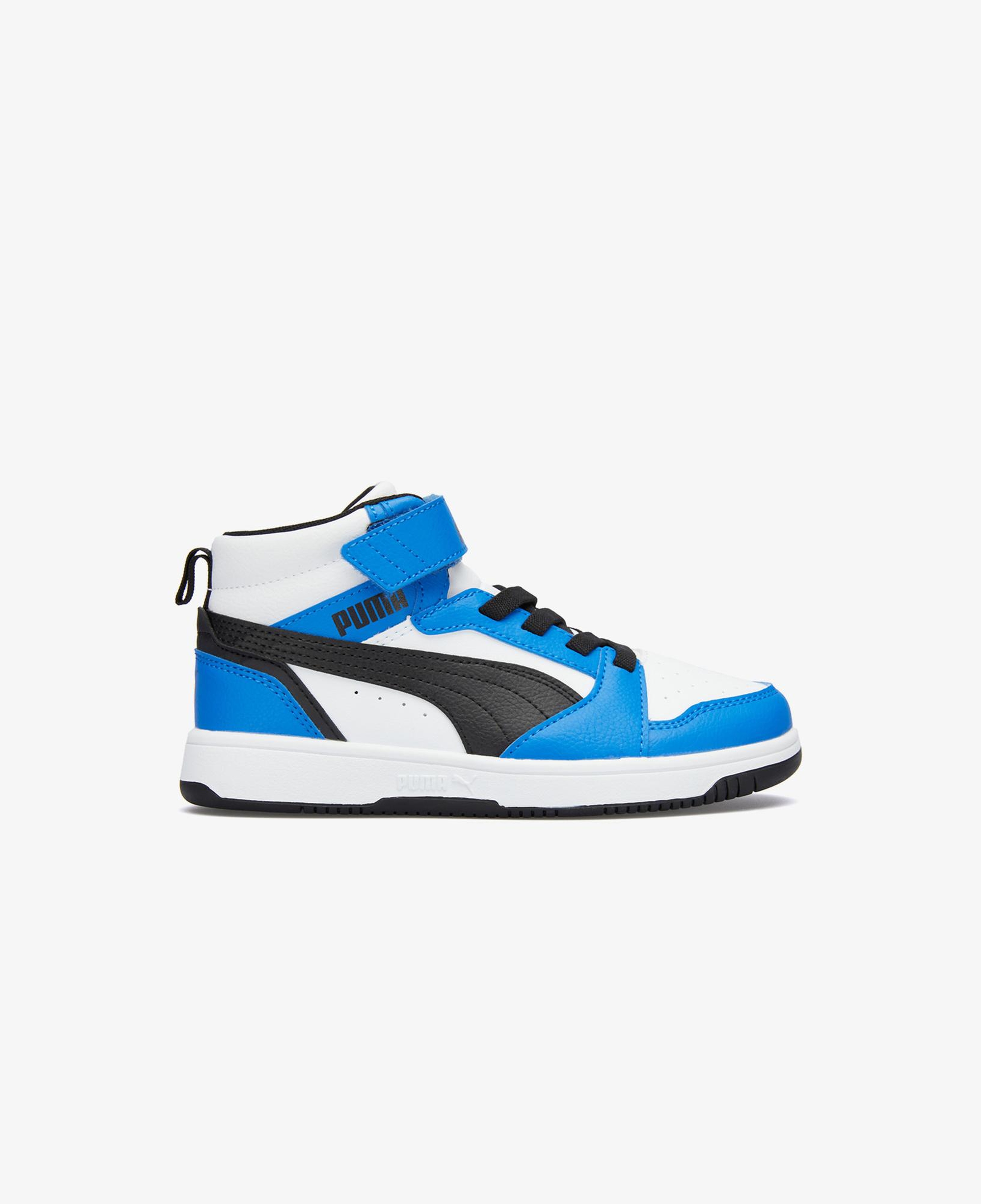 Puma Rebound V6 Mid Çocuk Beyaz Spor Ayakkabı