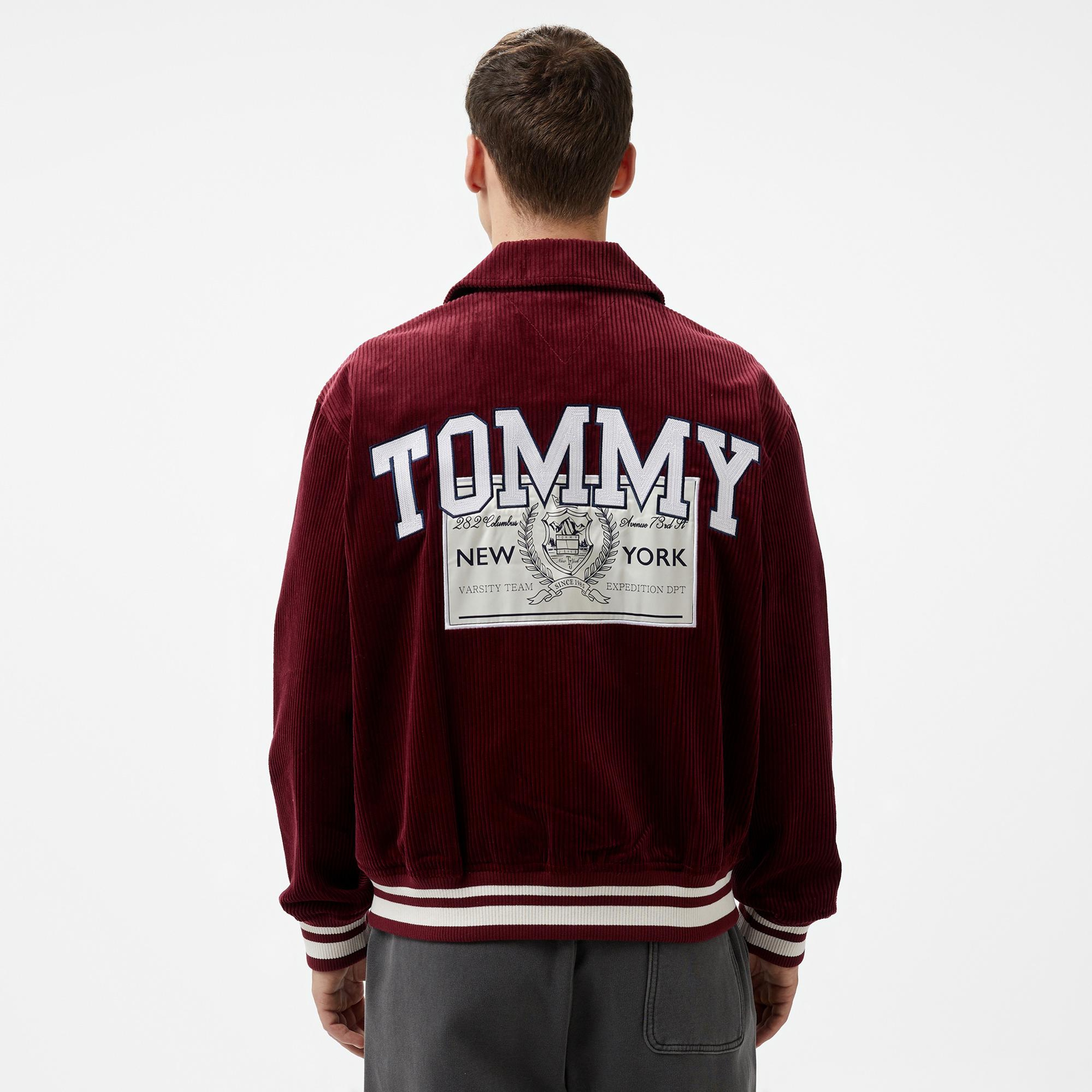 Tommy Jeans Tech Cord Bobby Erkek Mor Ceket