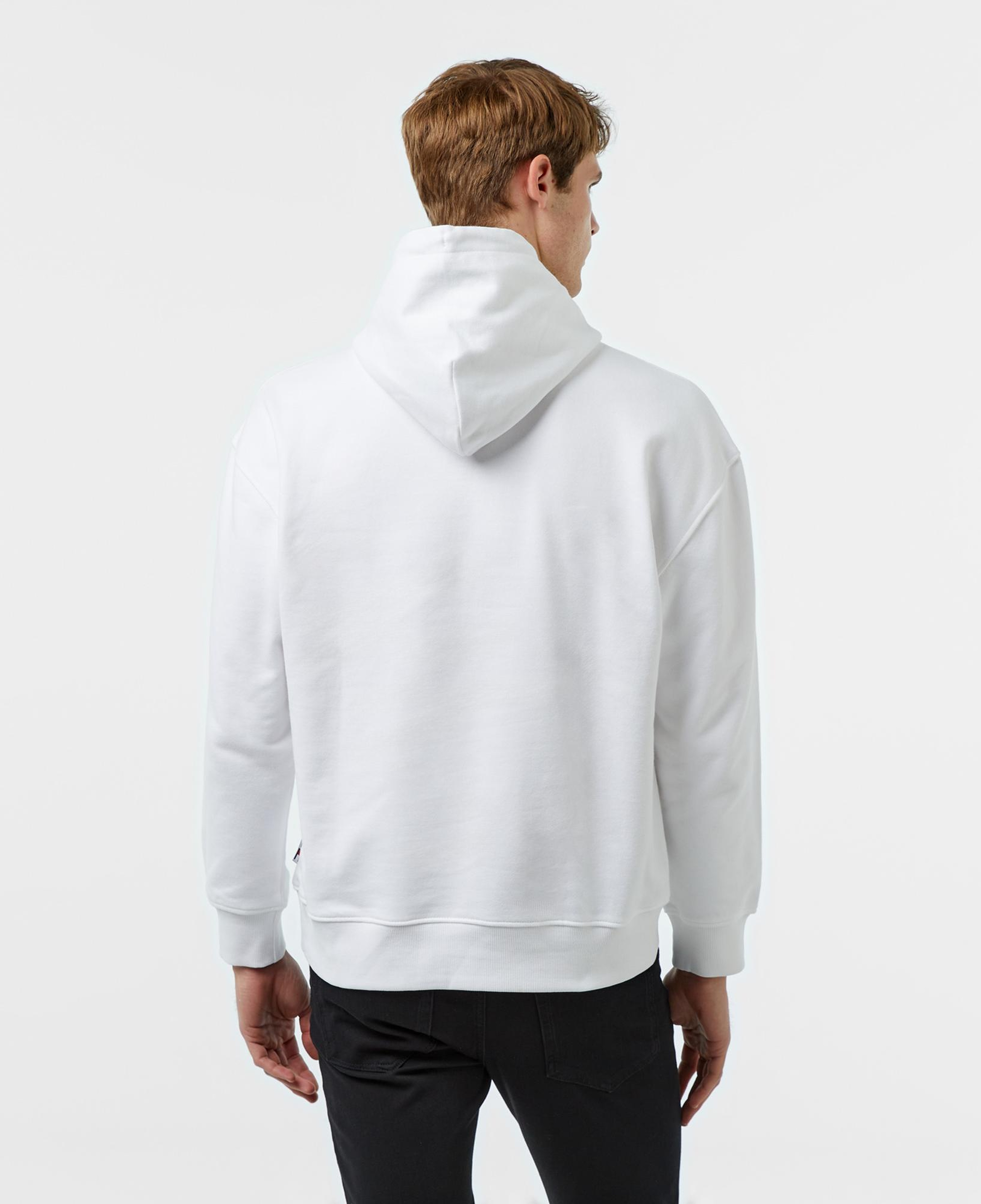 Tommy Jeans Rlx Graffiti Signature Erkek Beyaz Sweatshirt