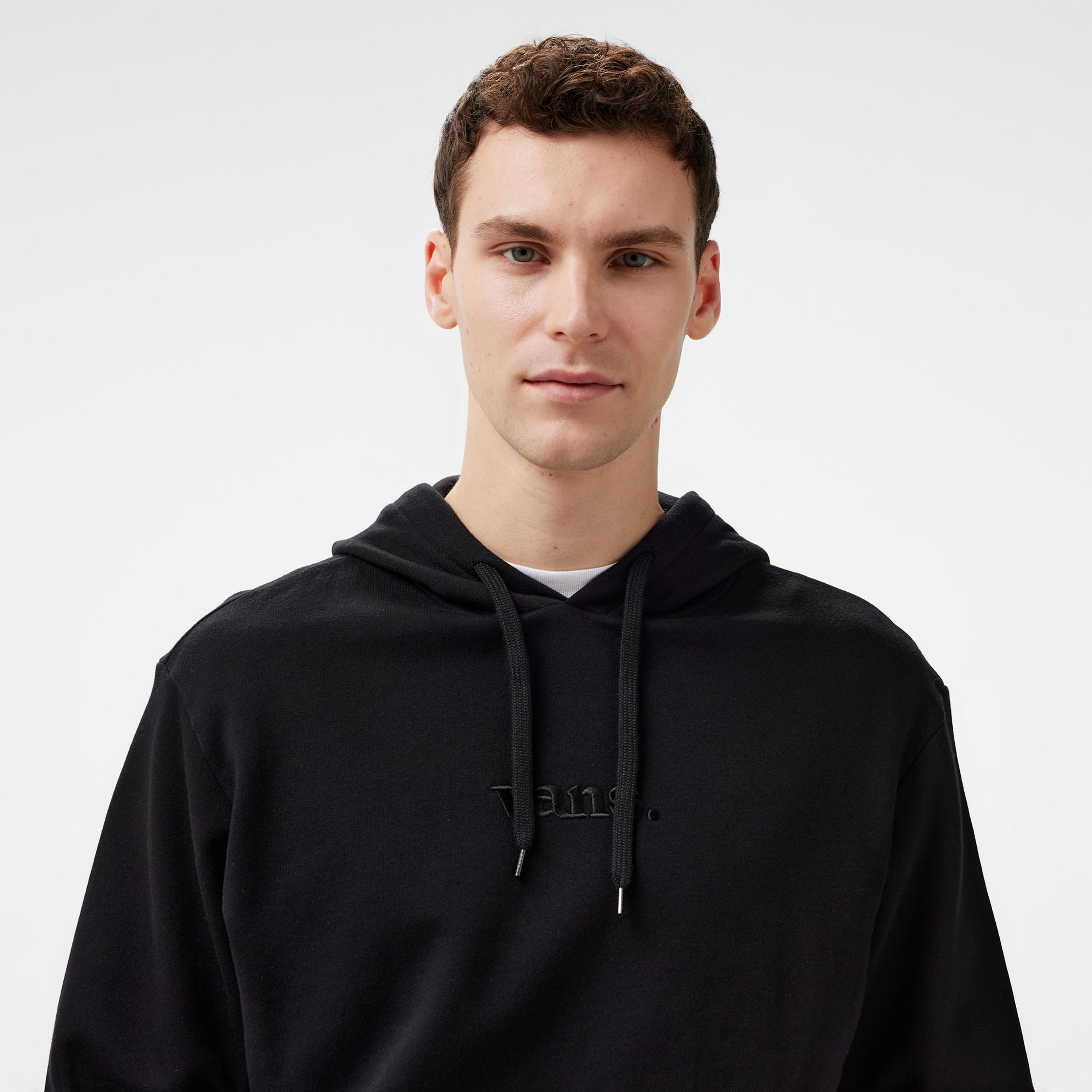 Vans Essential Relaxed Po Erkek Siyah Sweatshirt