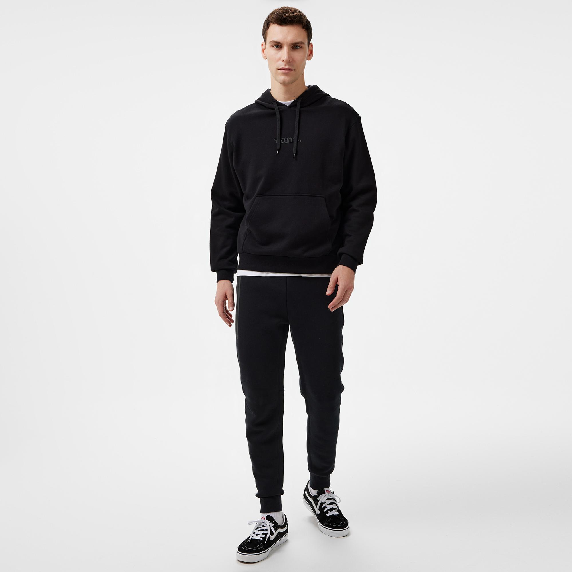 Vans Essential Relaxed Po Erkek Siyah Sweatshirt