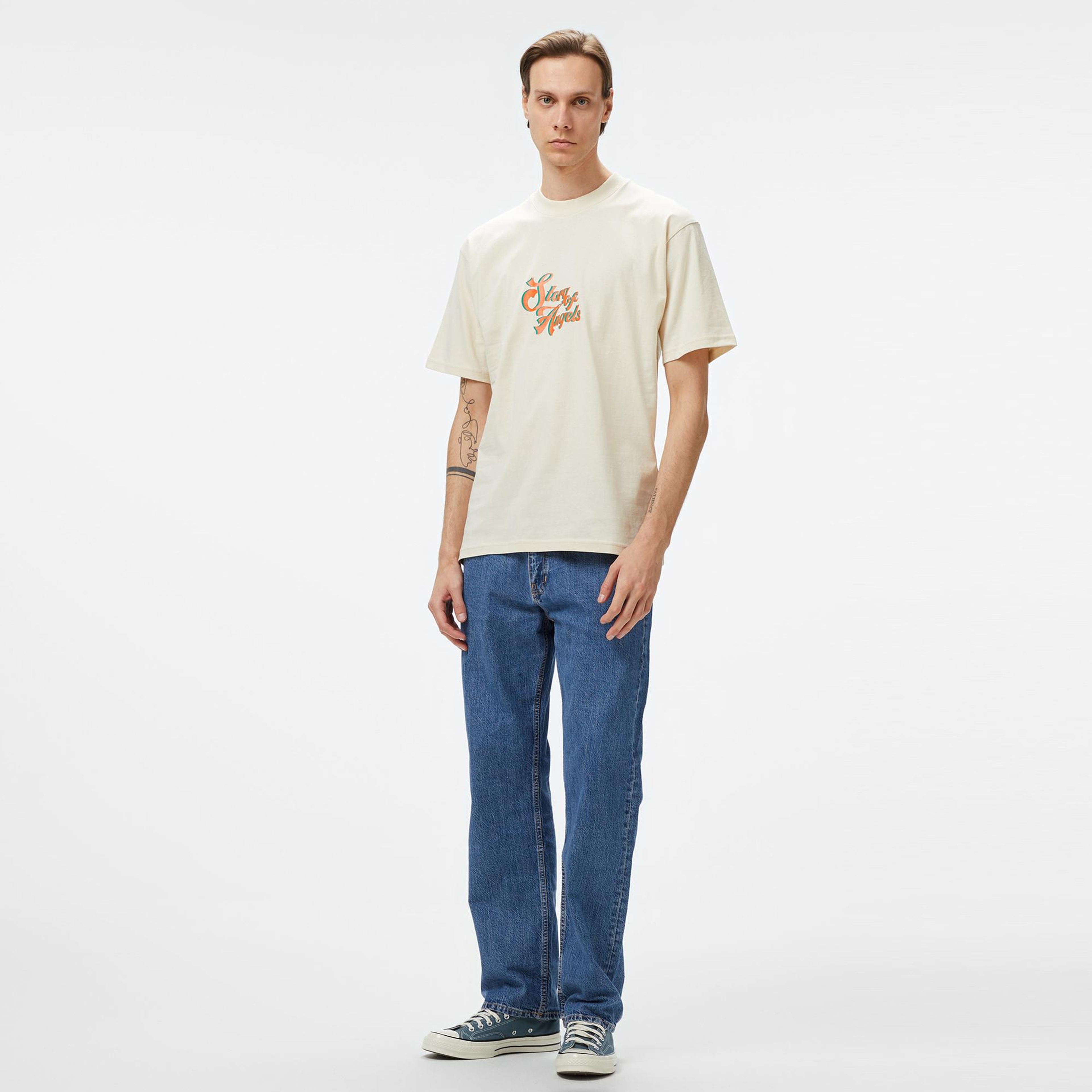 Story Of Angels Ganesha Dream  Erkek Krem T-Shirt