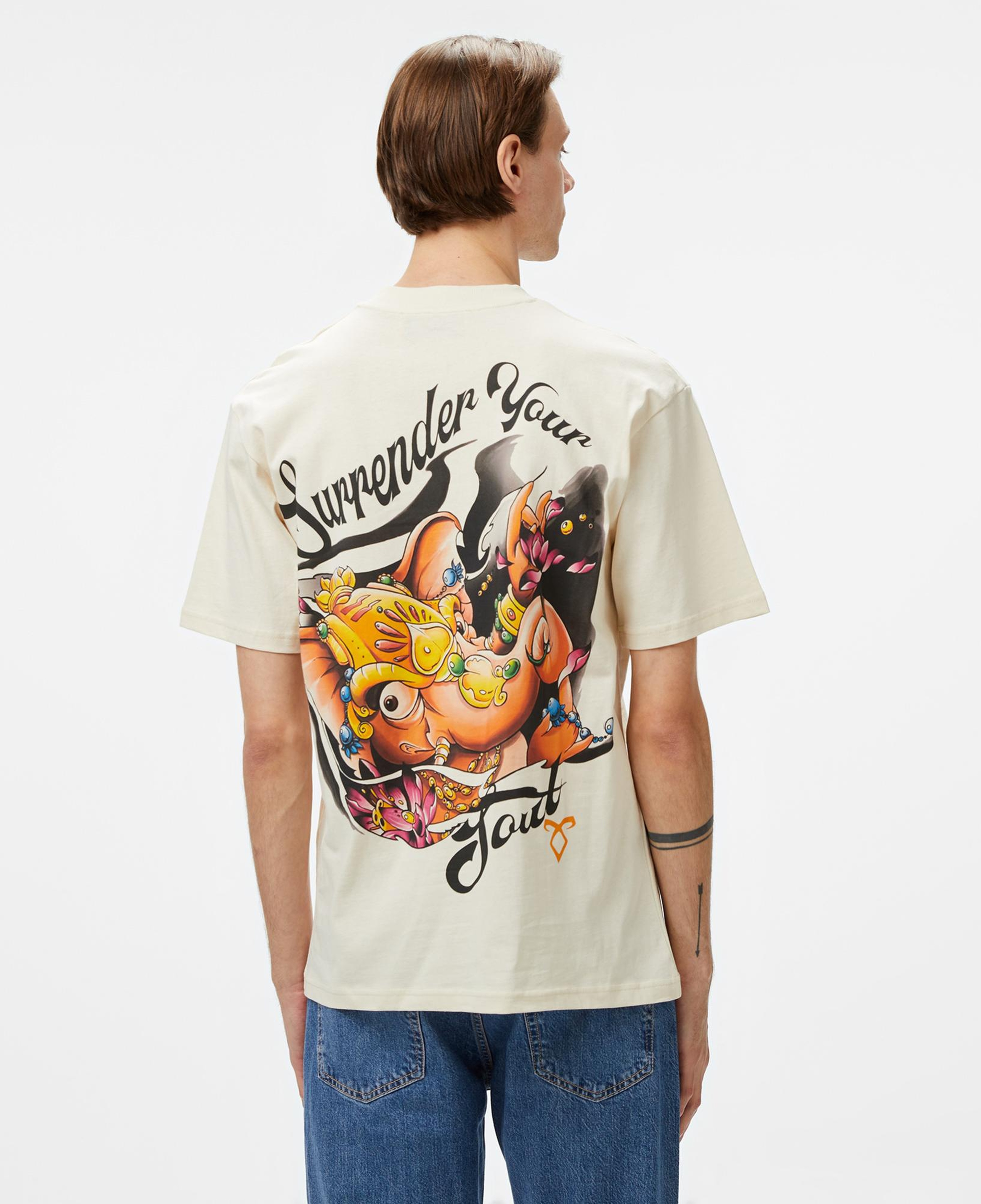 Story Of Angels Ganesha Dream  Erkek Krem T-Shirt