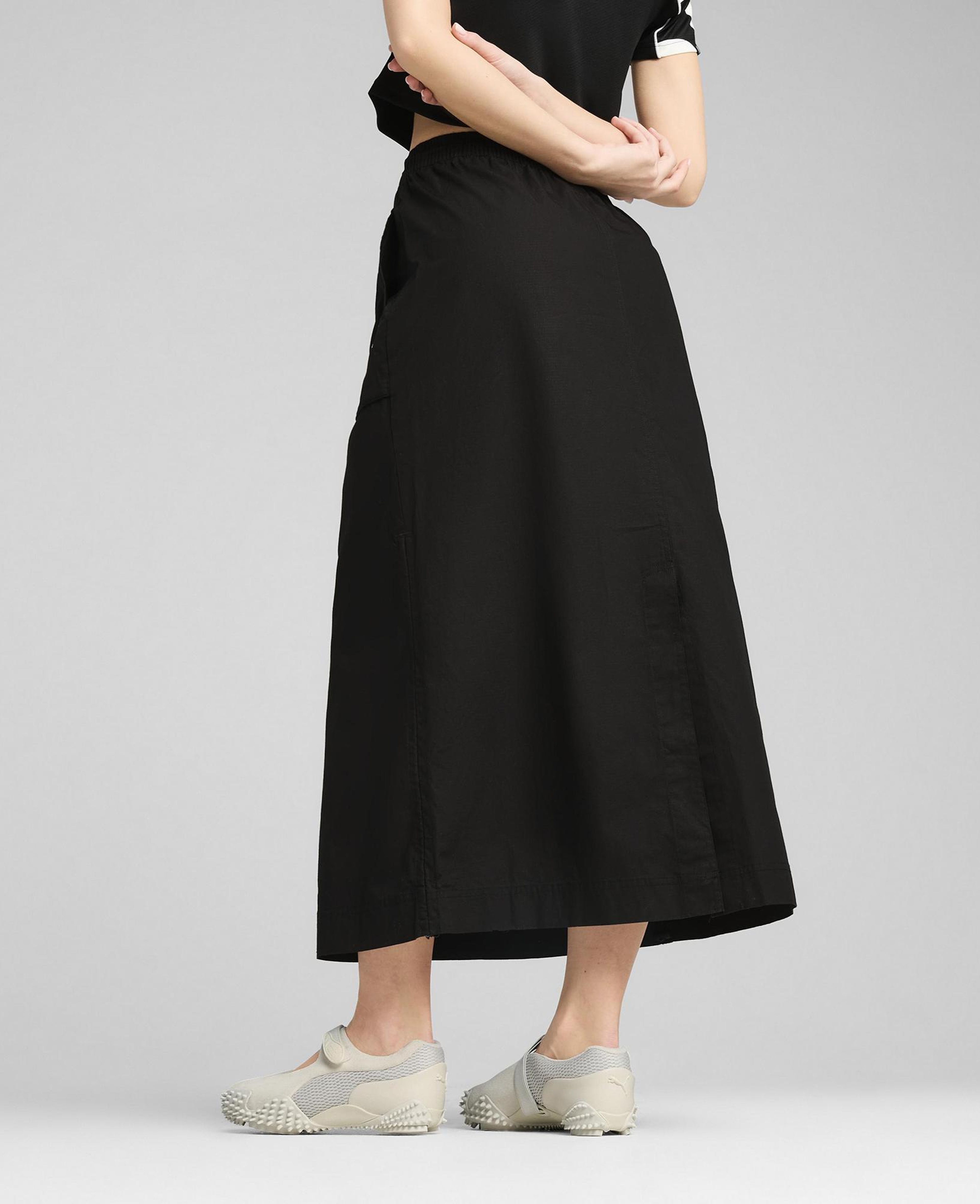 Puma Future Puma Archive Skirt Kadın Siyah Maxi Etek