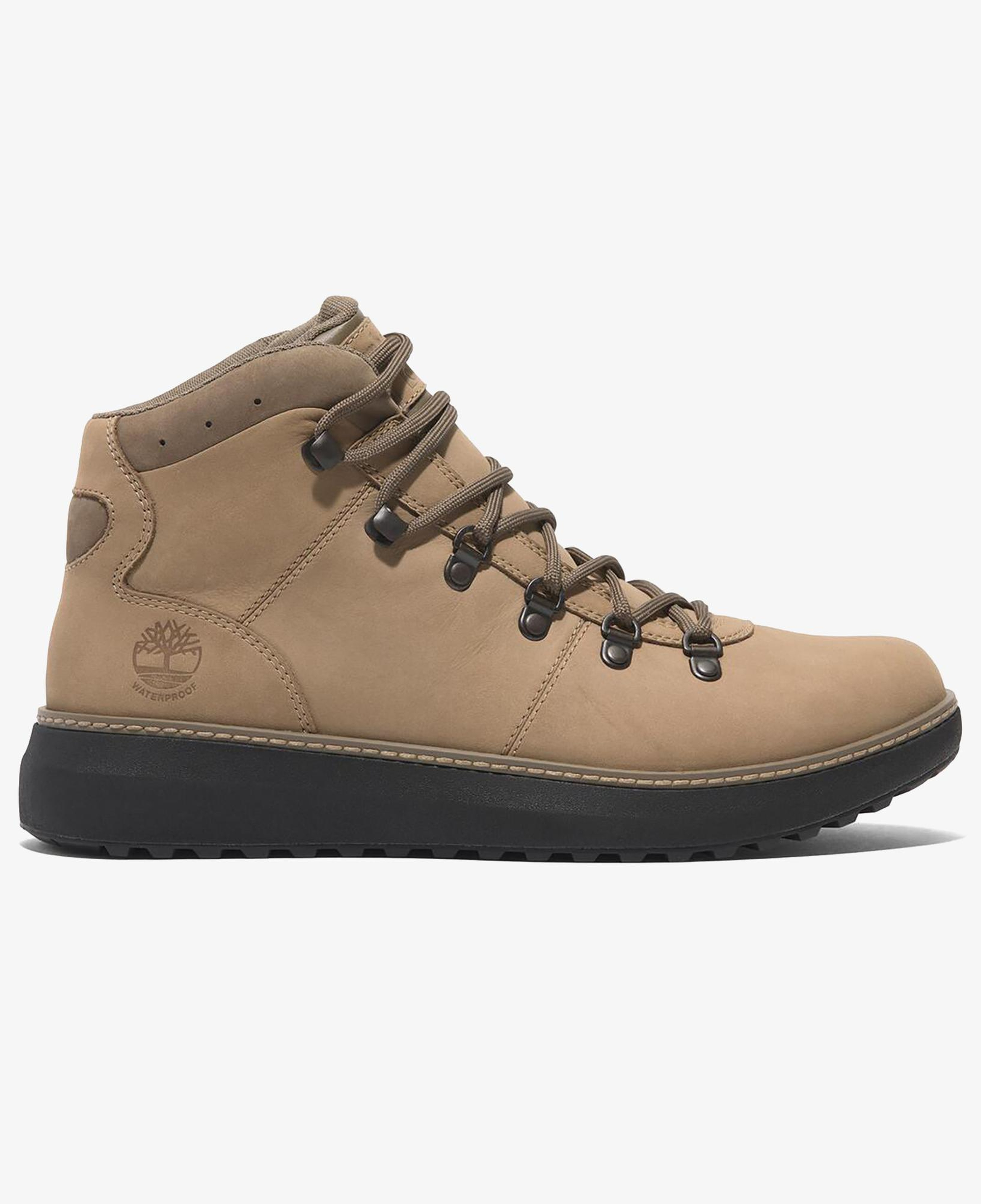 Timberland Hudson Road Mid Lace Up Waterproof Erkek Bej Outdoor Ayakkabı