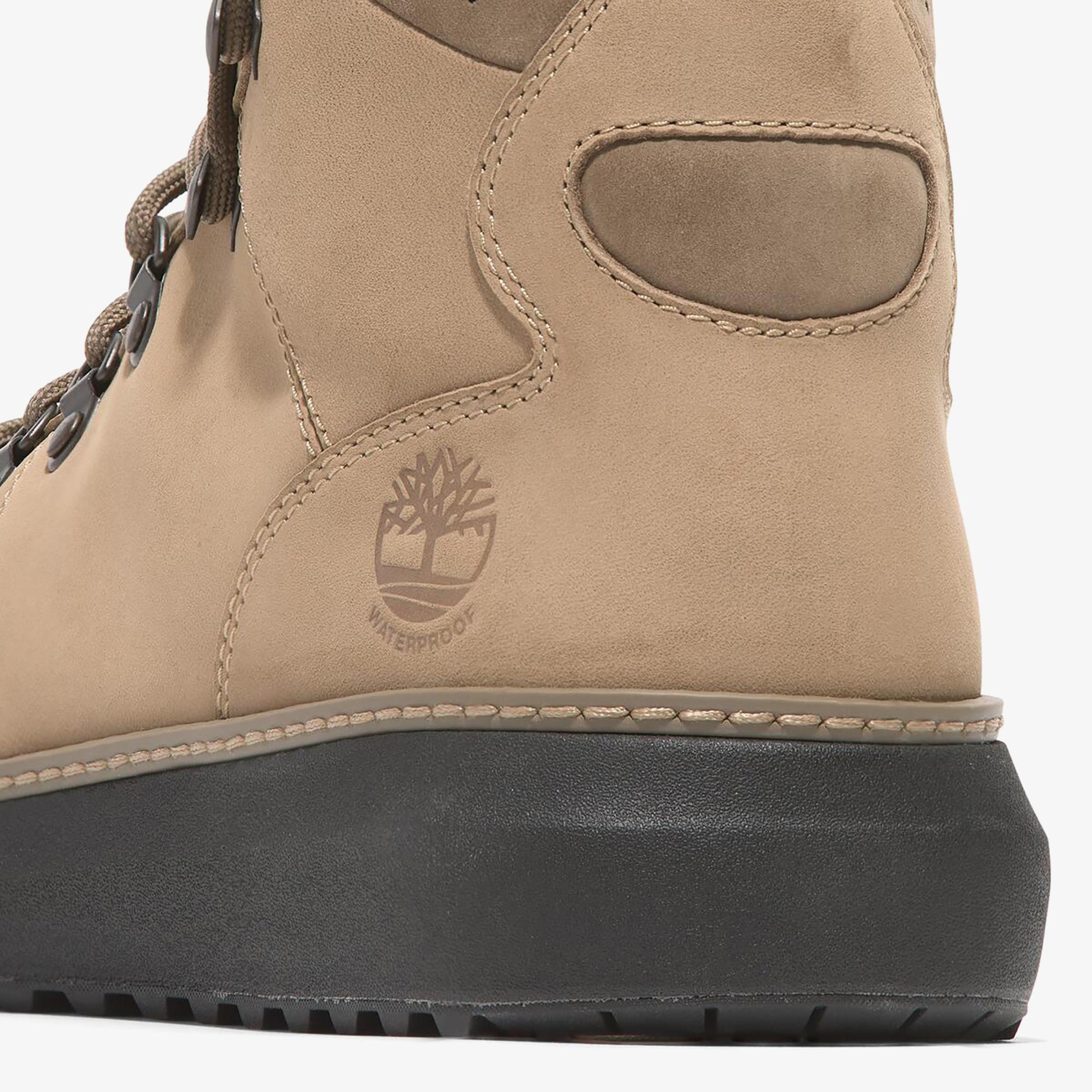 Timberland Hudson Road Mid Lace Up Waterproof Erkek Bej Outdoor Ayakkabı