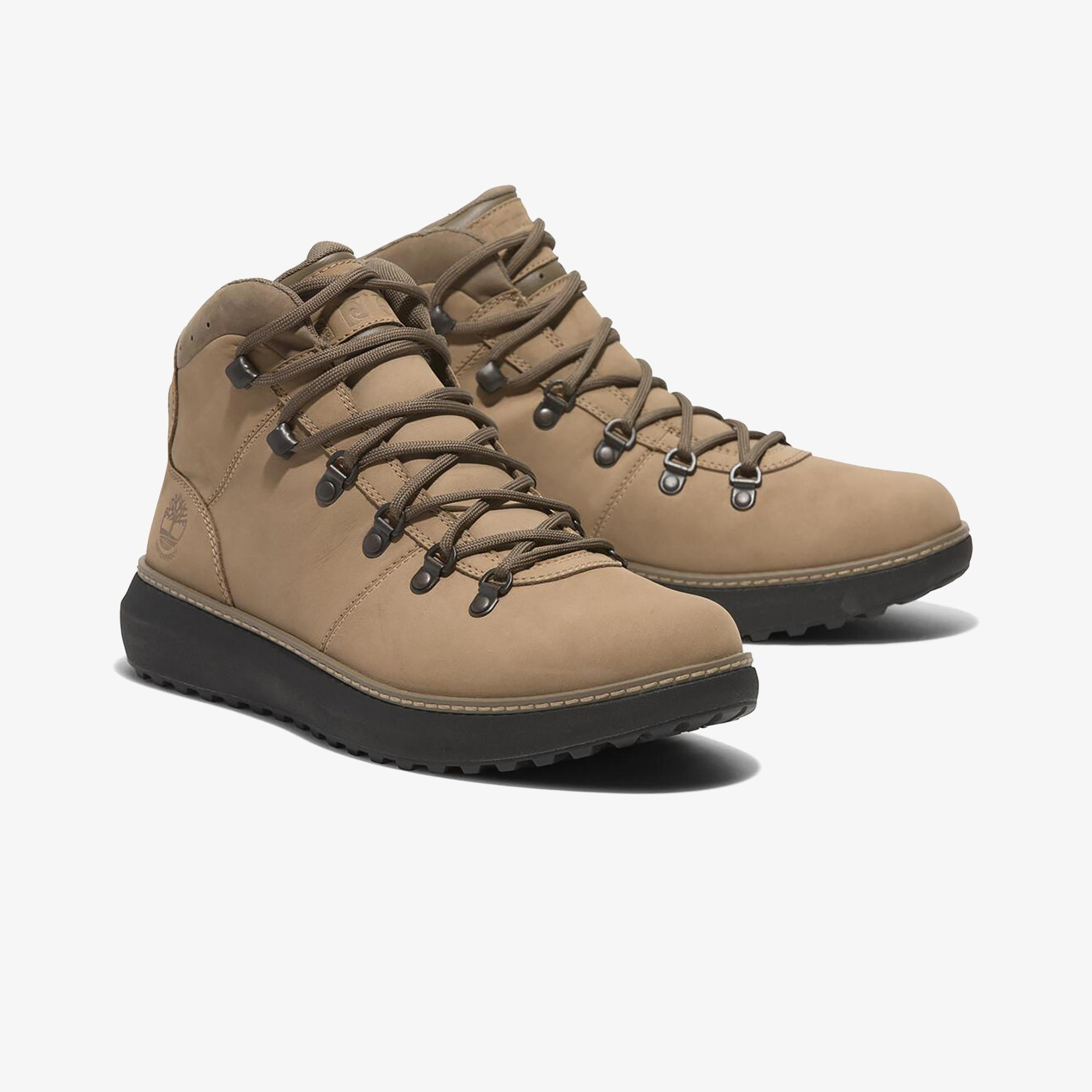 Timberland Hudson Road Mid Lace Up Waterproof Erkek Bej Outdoor Ayakkabı