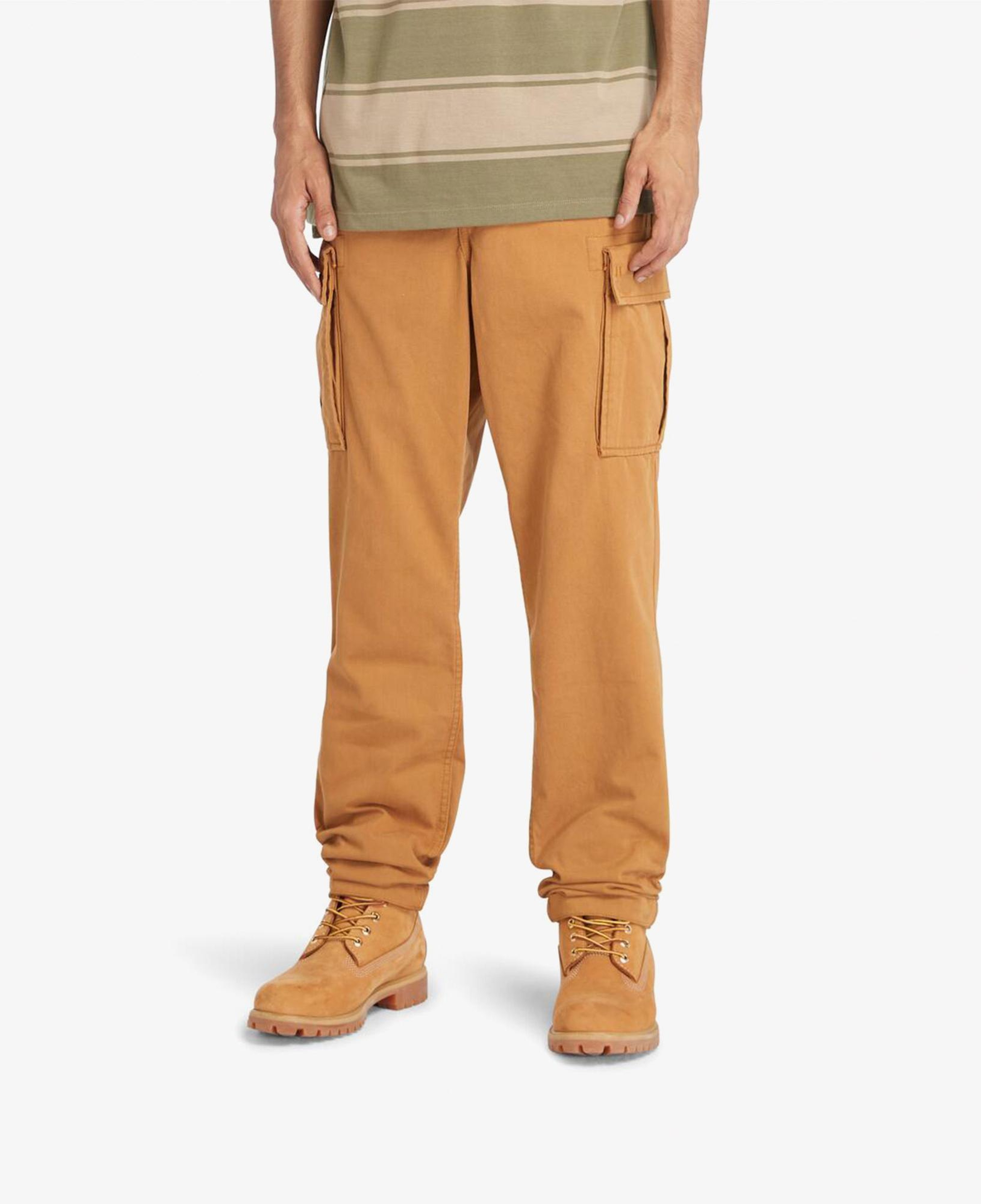 Timberland Erkek Fitilli Sarı Kargo Pantolon