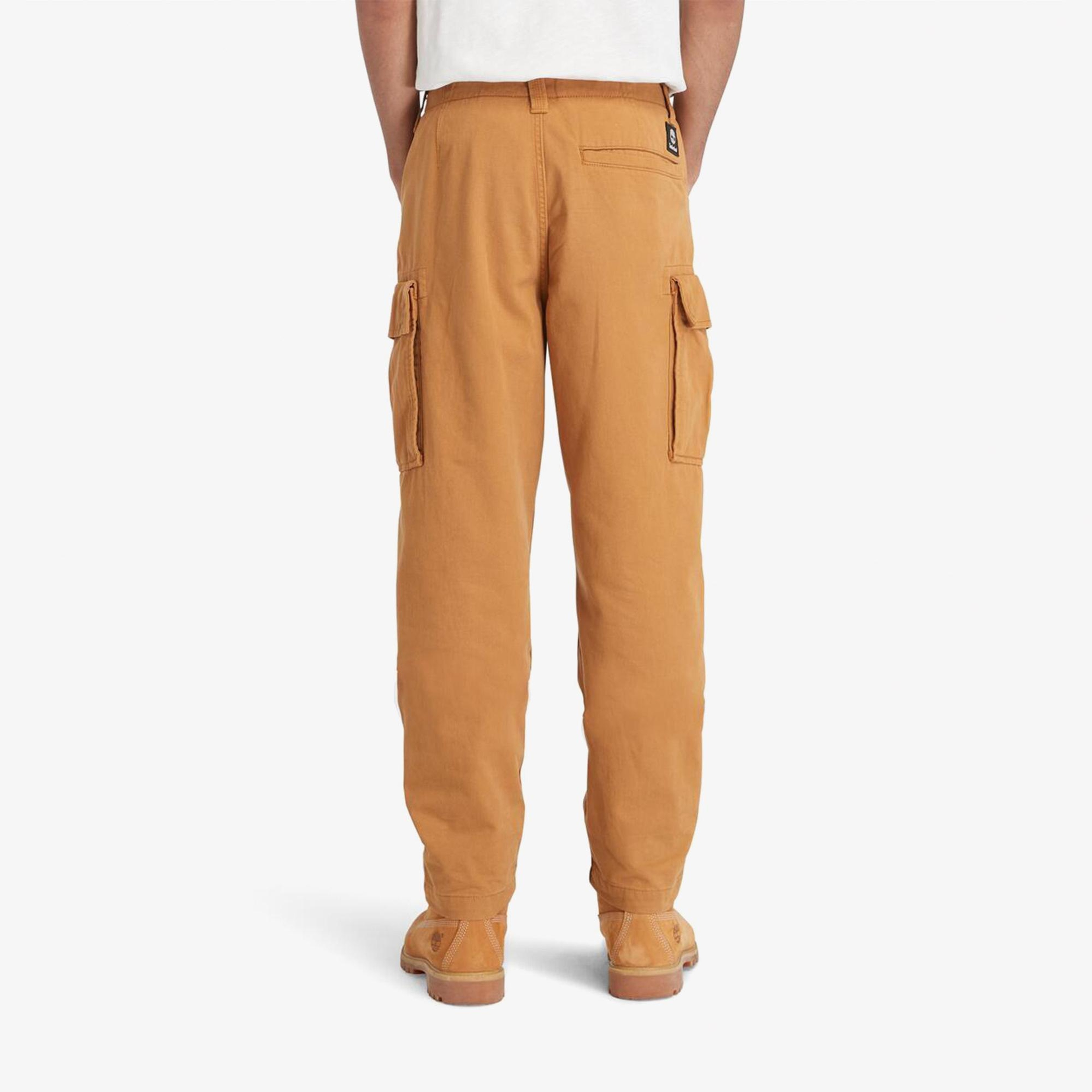Timberland Erkek Fitilli Sarı Kargo Pantolon