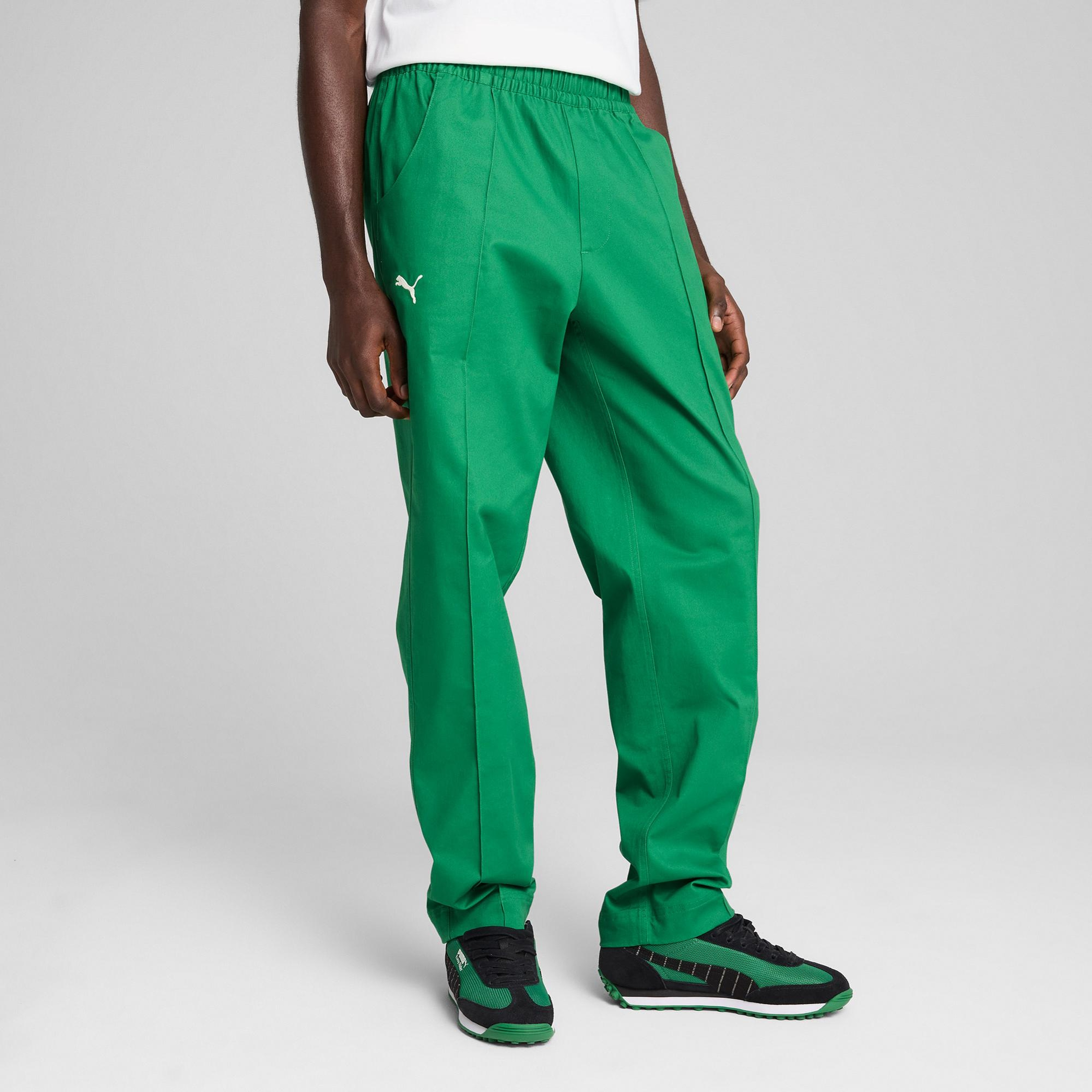 Puma Pl Lifestyle Erkek Yeşil Eşofman Altı