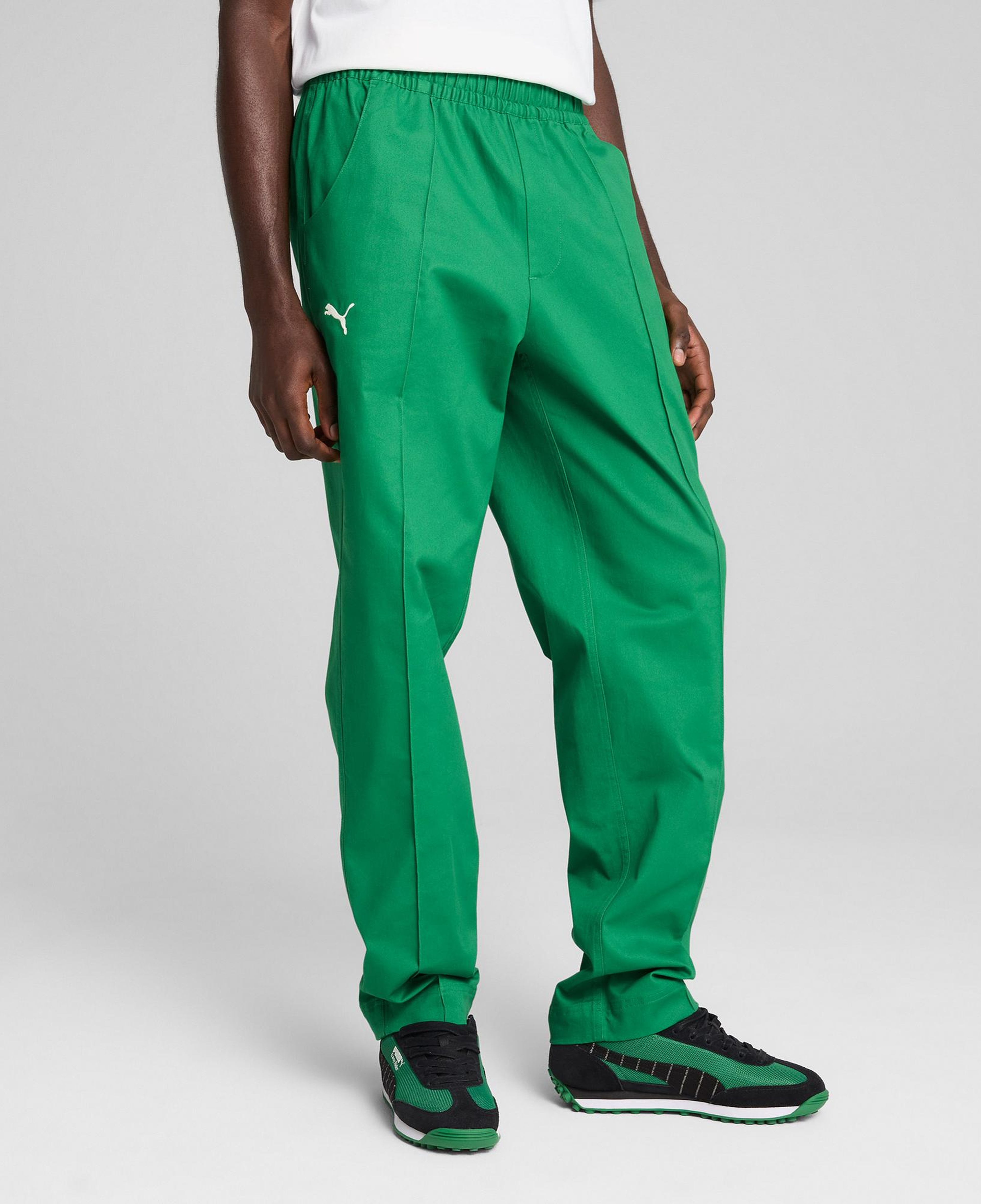 Puma Pl Lifestyle Erkek Yeşil Eşofman Altı