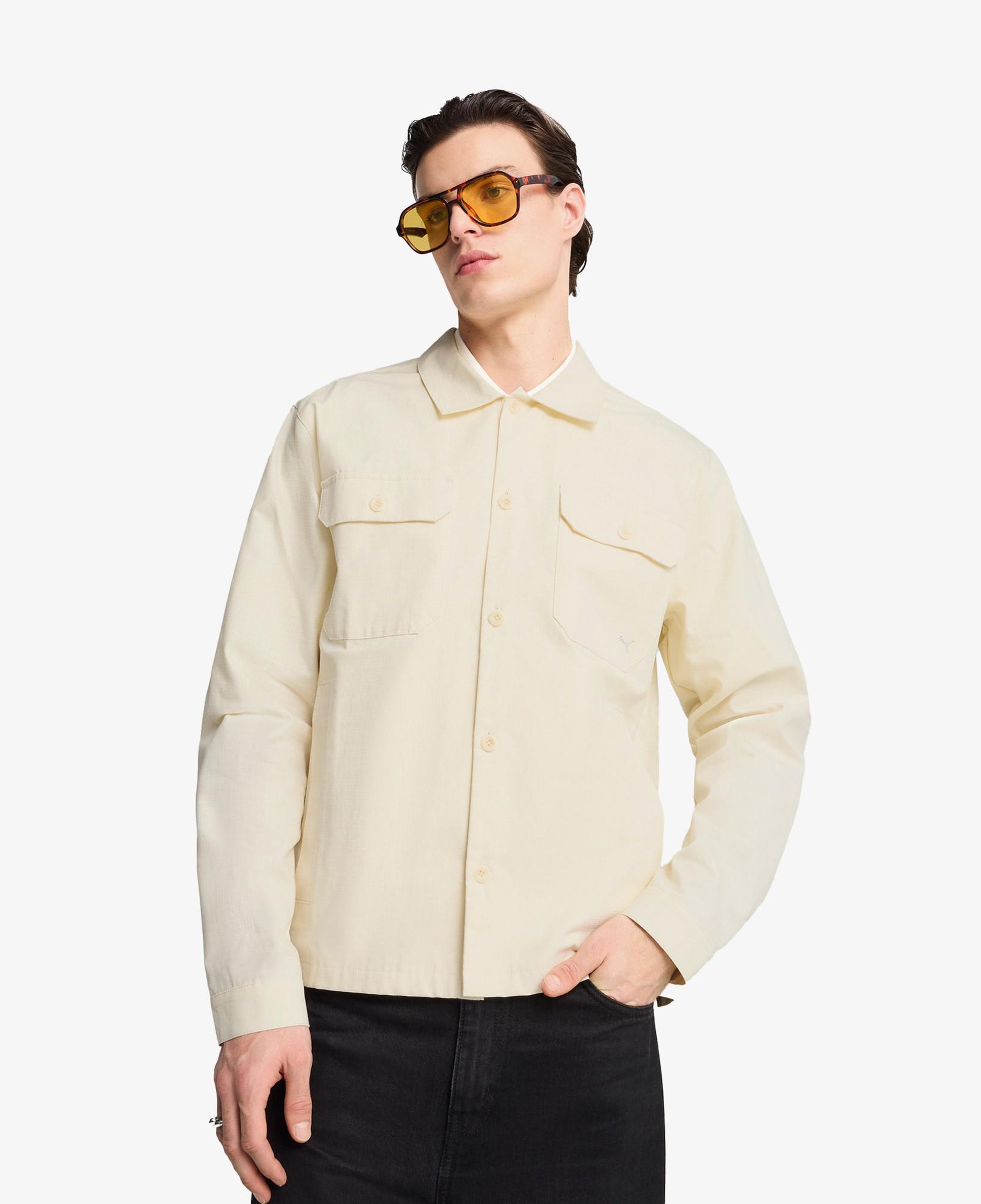 Puma Mmq Ripstop Over Erkek Beyaz Ceket