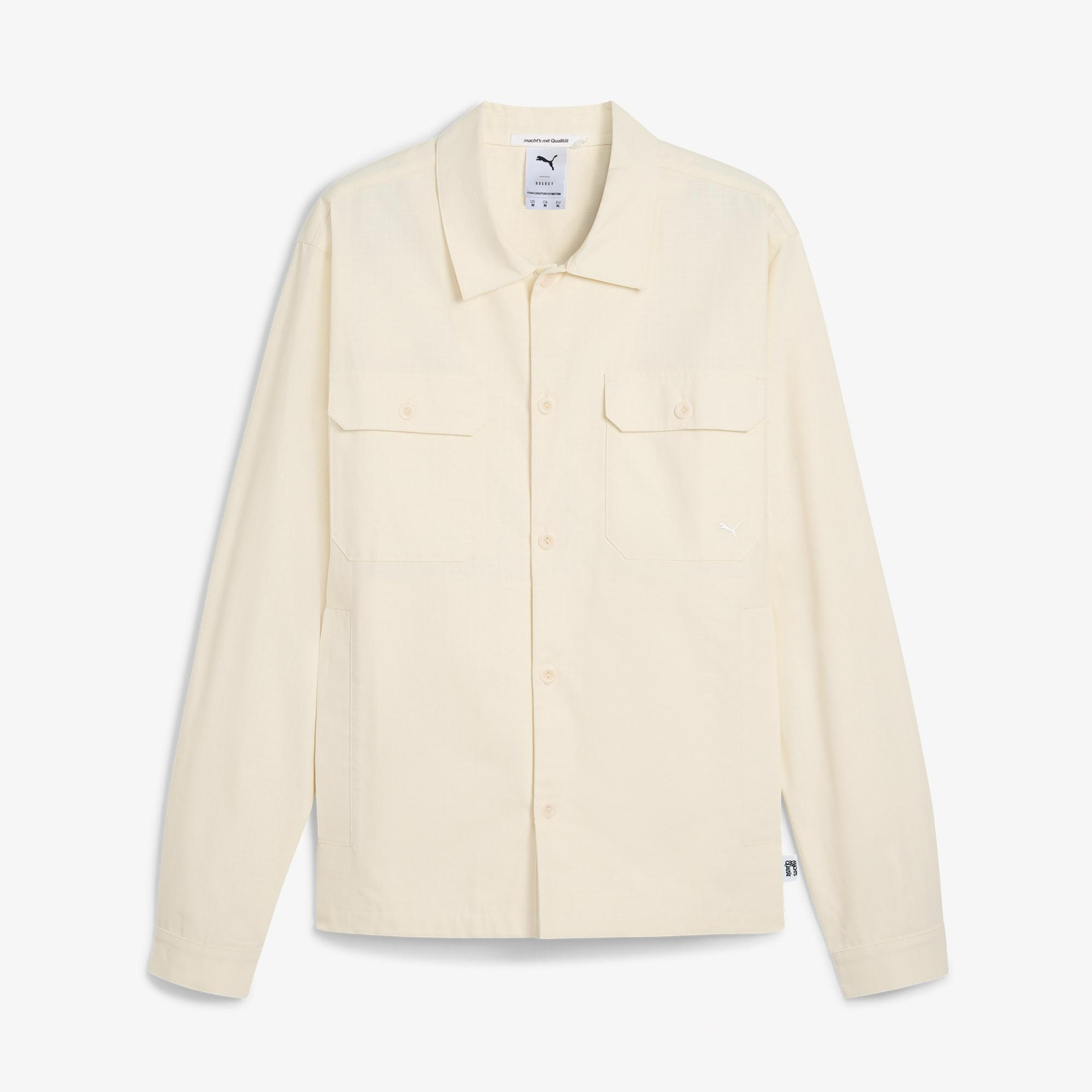 Puma Mmq Ripstop Over Erkek Beyaz Ceket