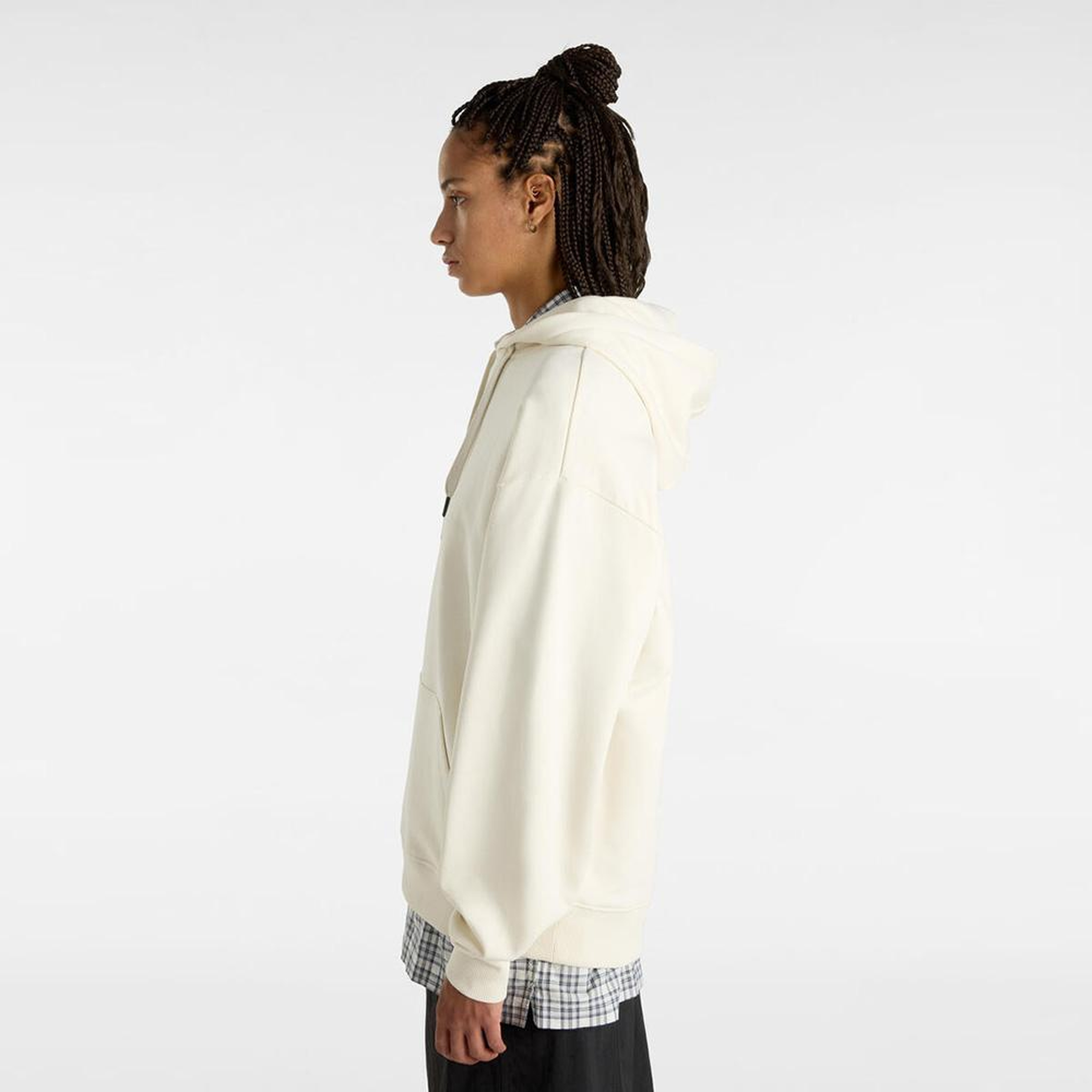 Vans Flyıng V Os Ft Ls Kadın Krem Rengi Sweatshirt