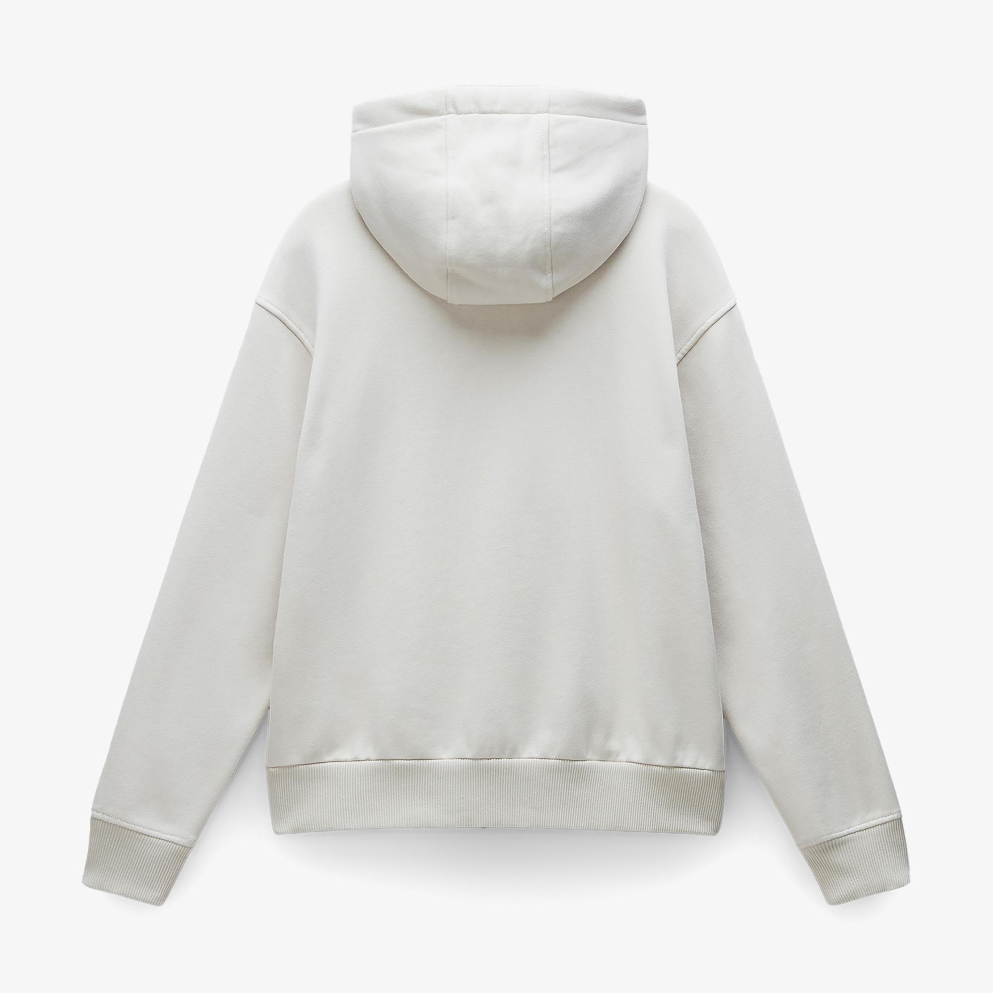 Napapijri Box Logo Kadın Bej Sweatshirt