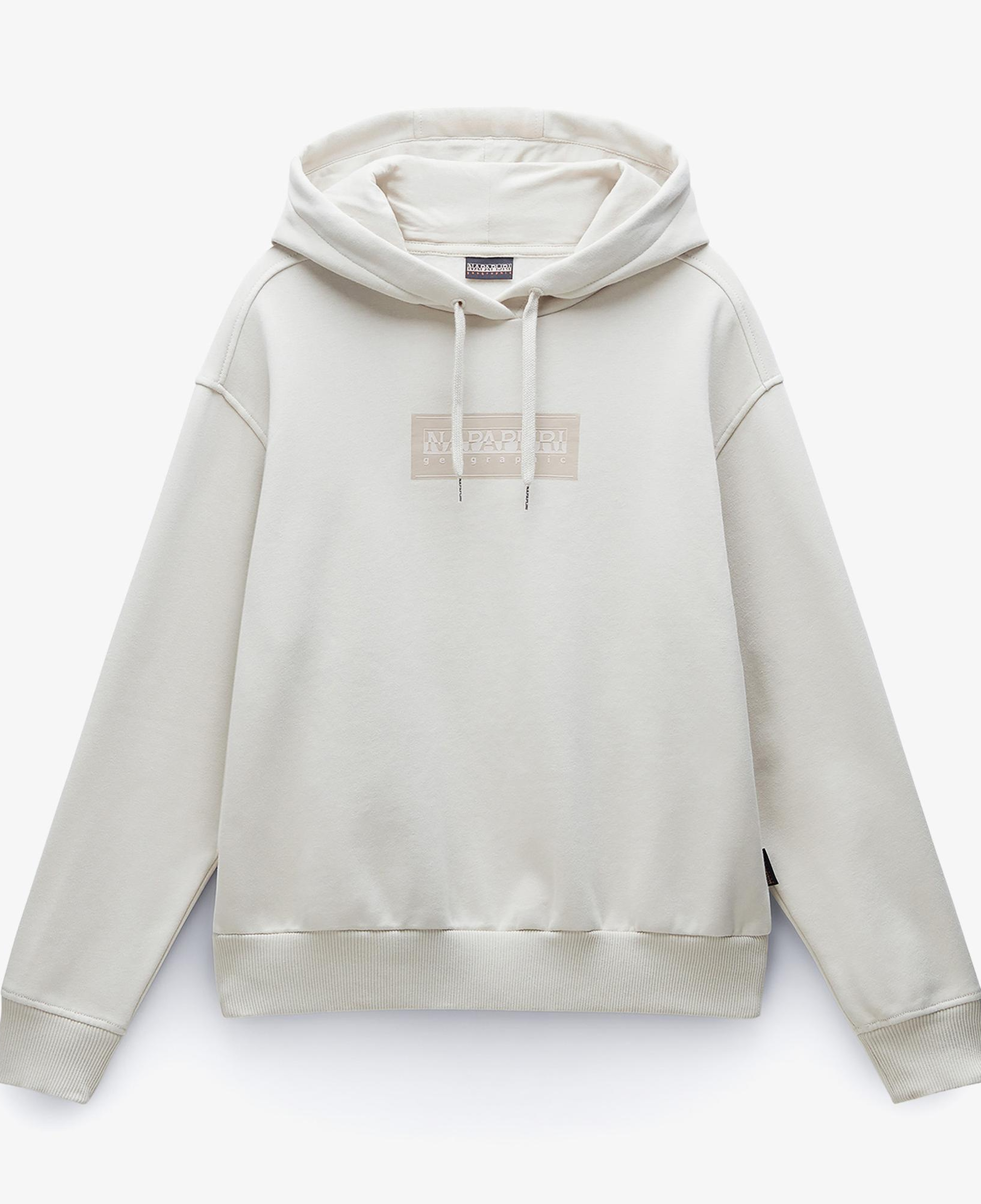 Napapijri Box Logo Kadın Bej Sweatshirt