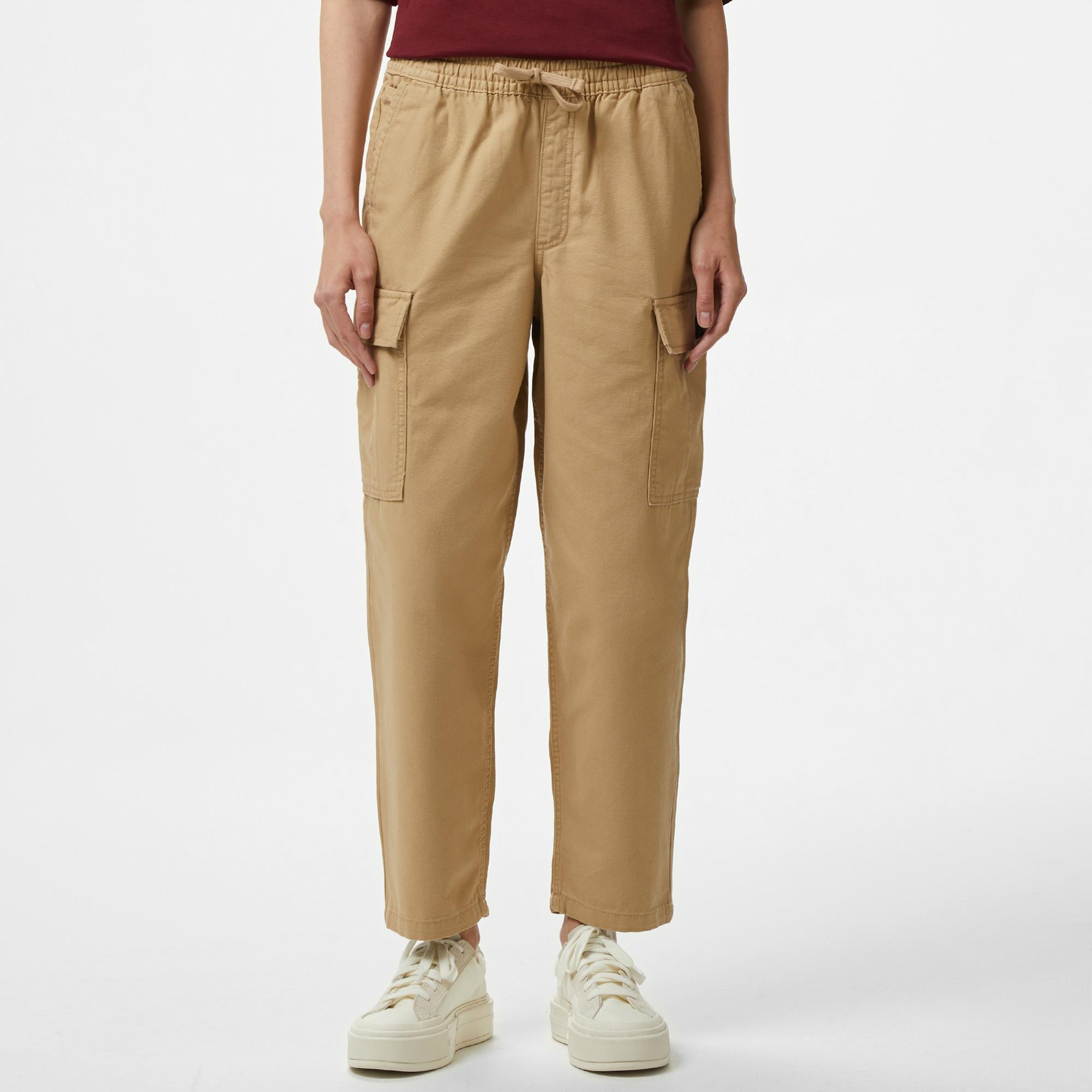 Vans By Range Cargo Baggy Tapered Çocuk Krem Pantolon