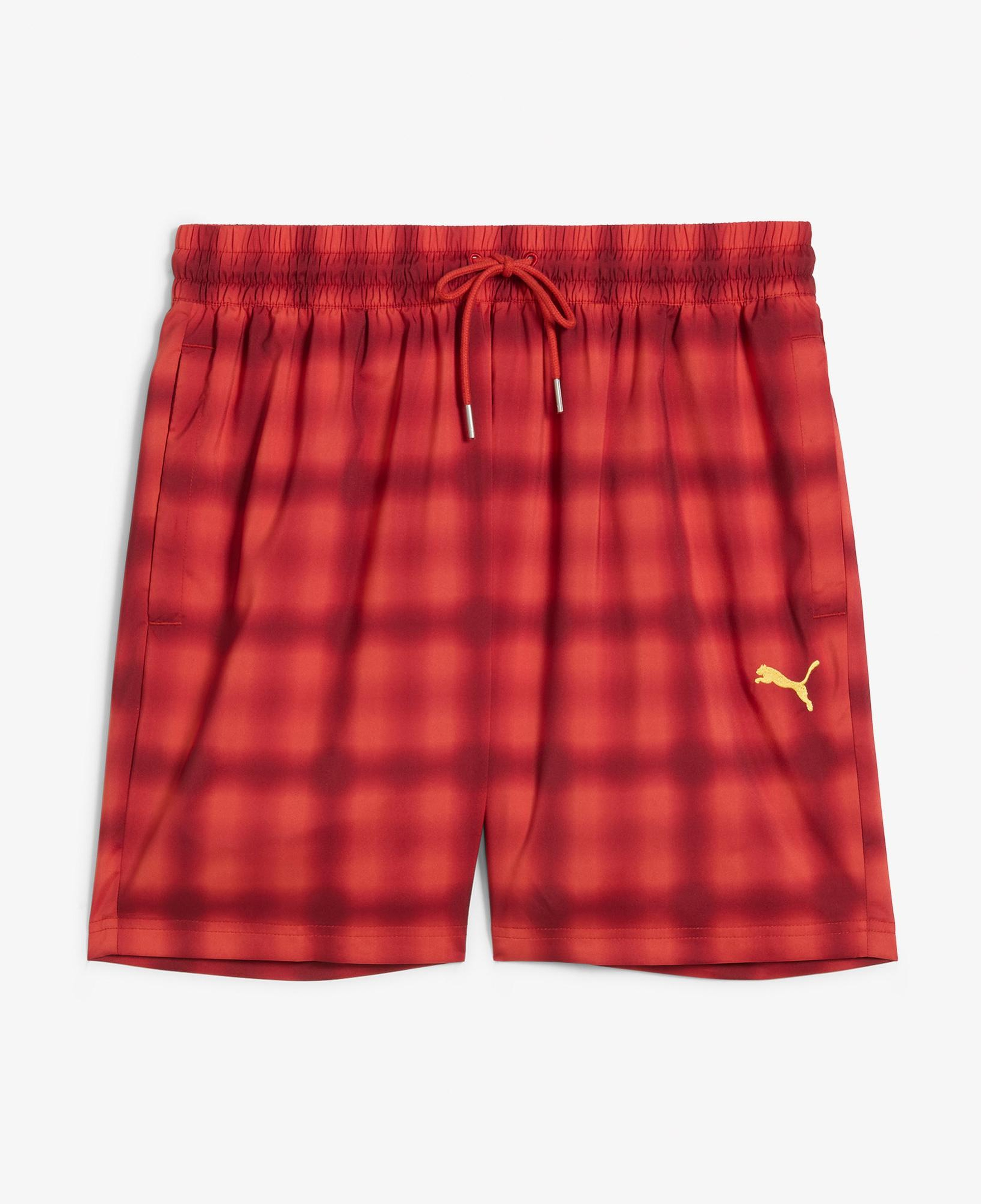 Puma Road to Unity Relaxed Dokuma Erkek Kırmızı Şort