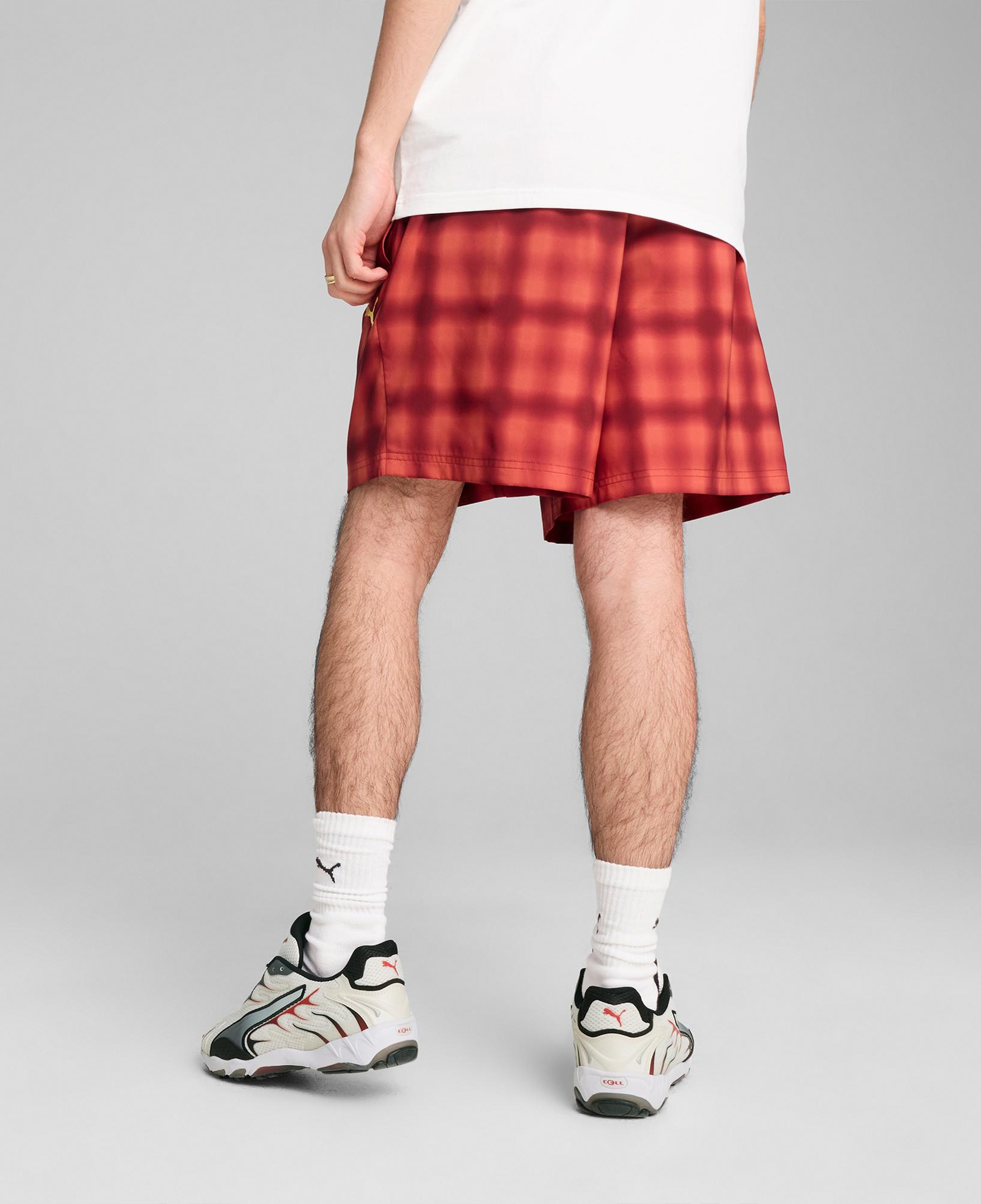 Puma Road to Unity Relaxed Dokuma Erkek Kırmızı Şort