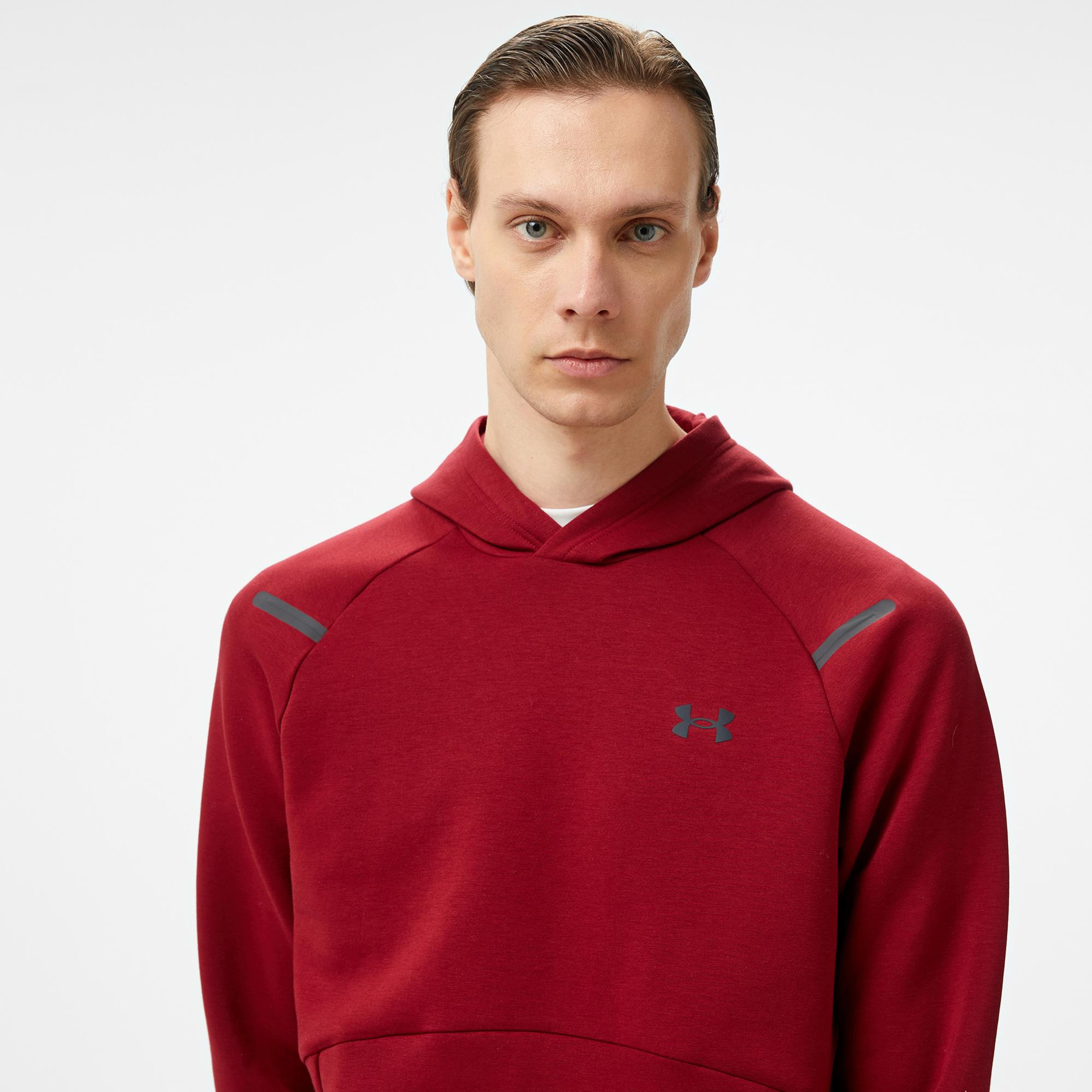 Under Armour Erkek Unstoppable Fleece Bordo Sweatshirt