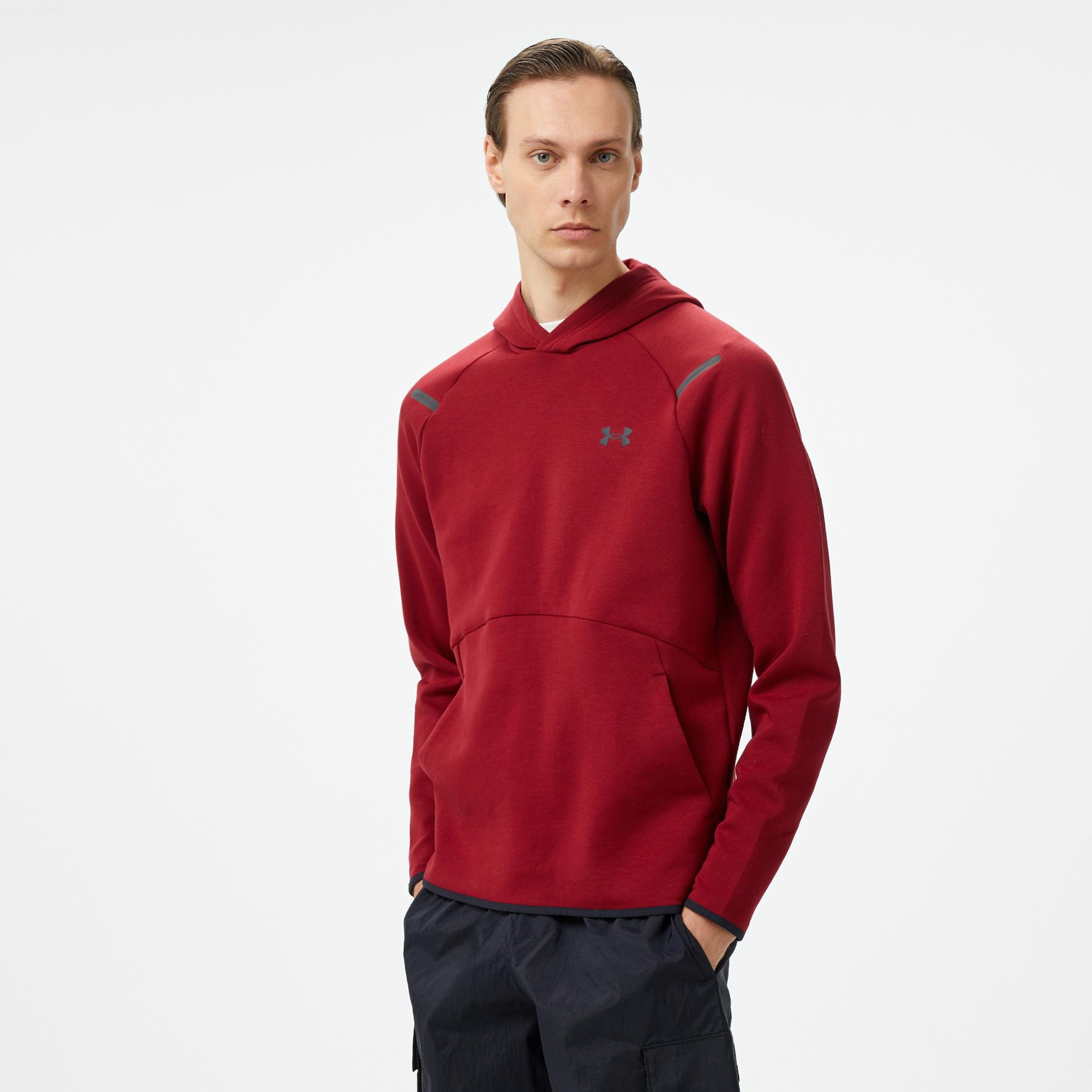 Under Armour Erkek Unstoppable Fleece Bordo Sweatshirt
