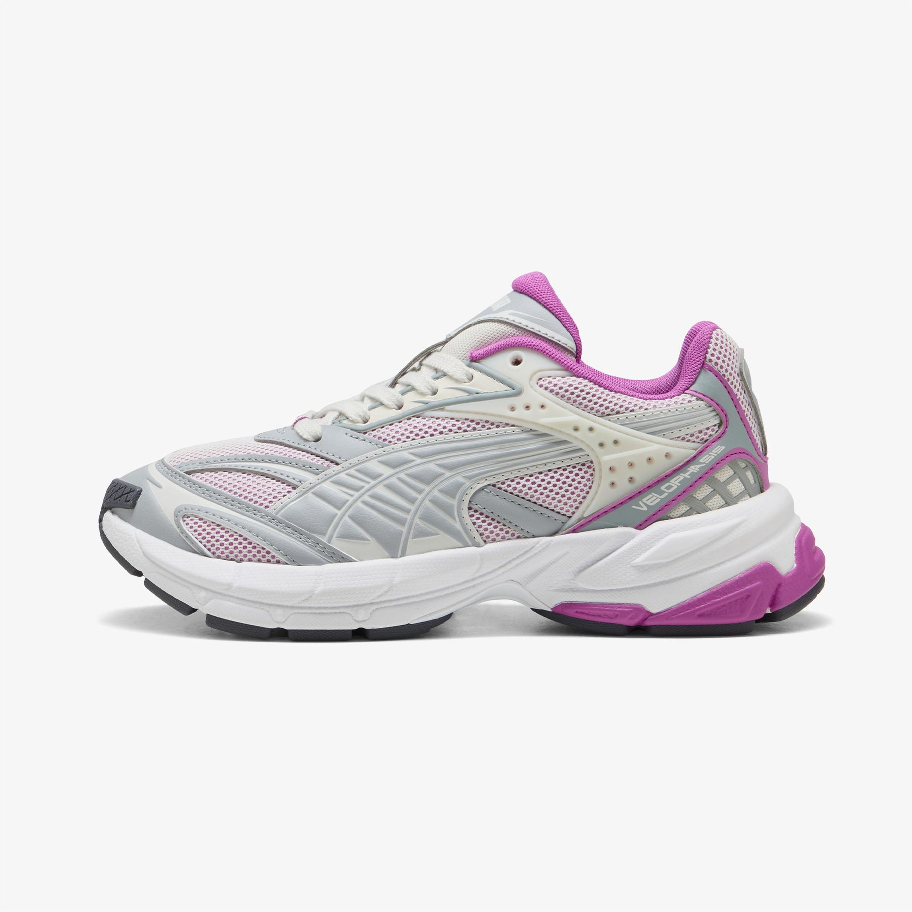 Puma Velophasis 2Tones Kadın Gri Spor Ayakkabı