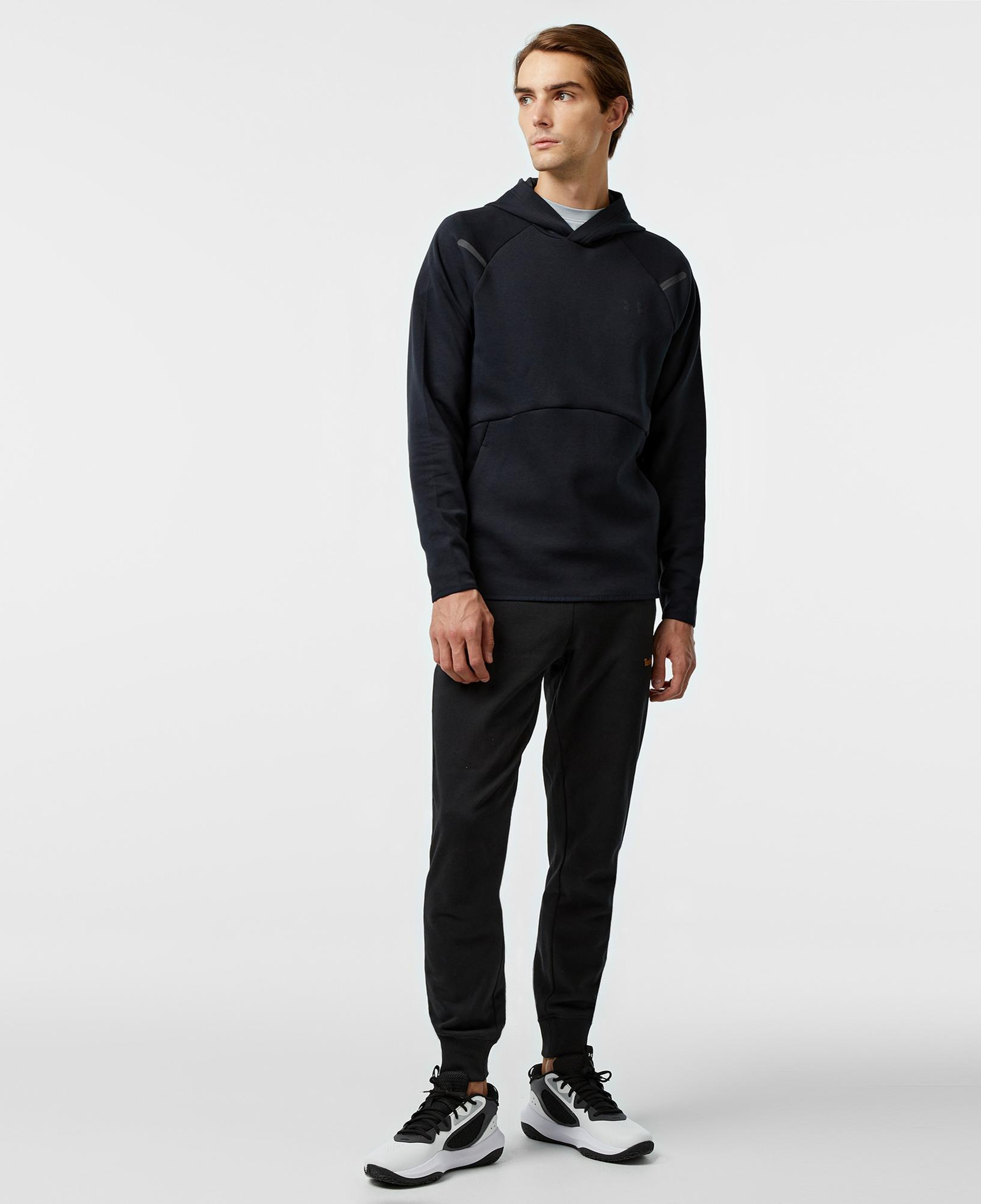Under Armour Unstoppable Fleece Hd Eu Erkek Siyah Sweatshirt