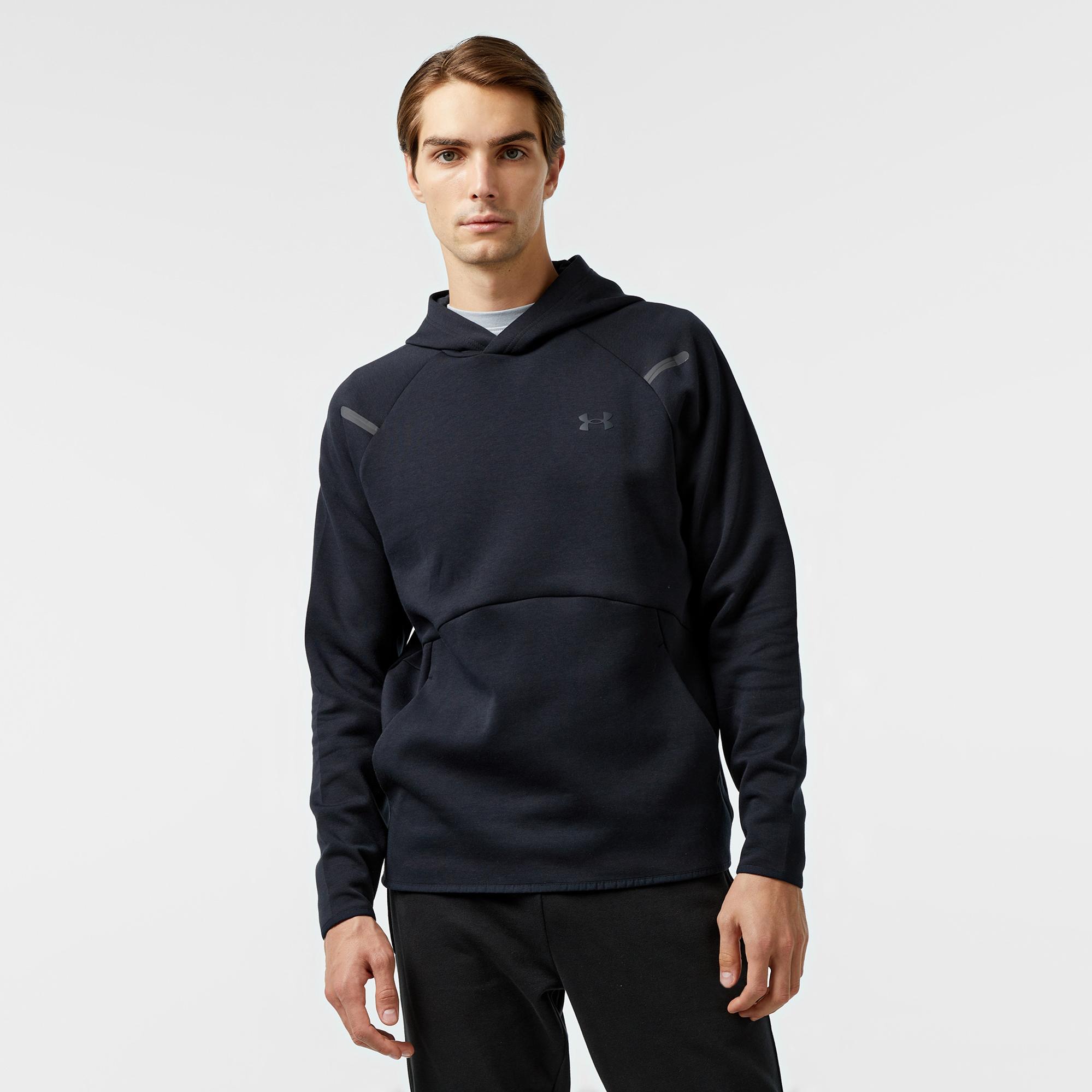 Under Armour Unstoppable Fleece Hd Eu Erkek Siyah Sweatshirt