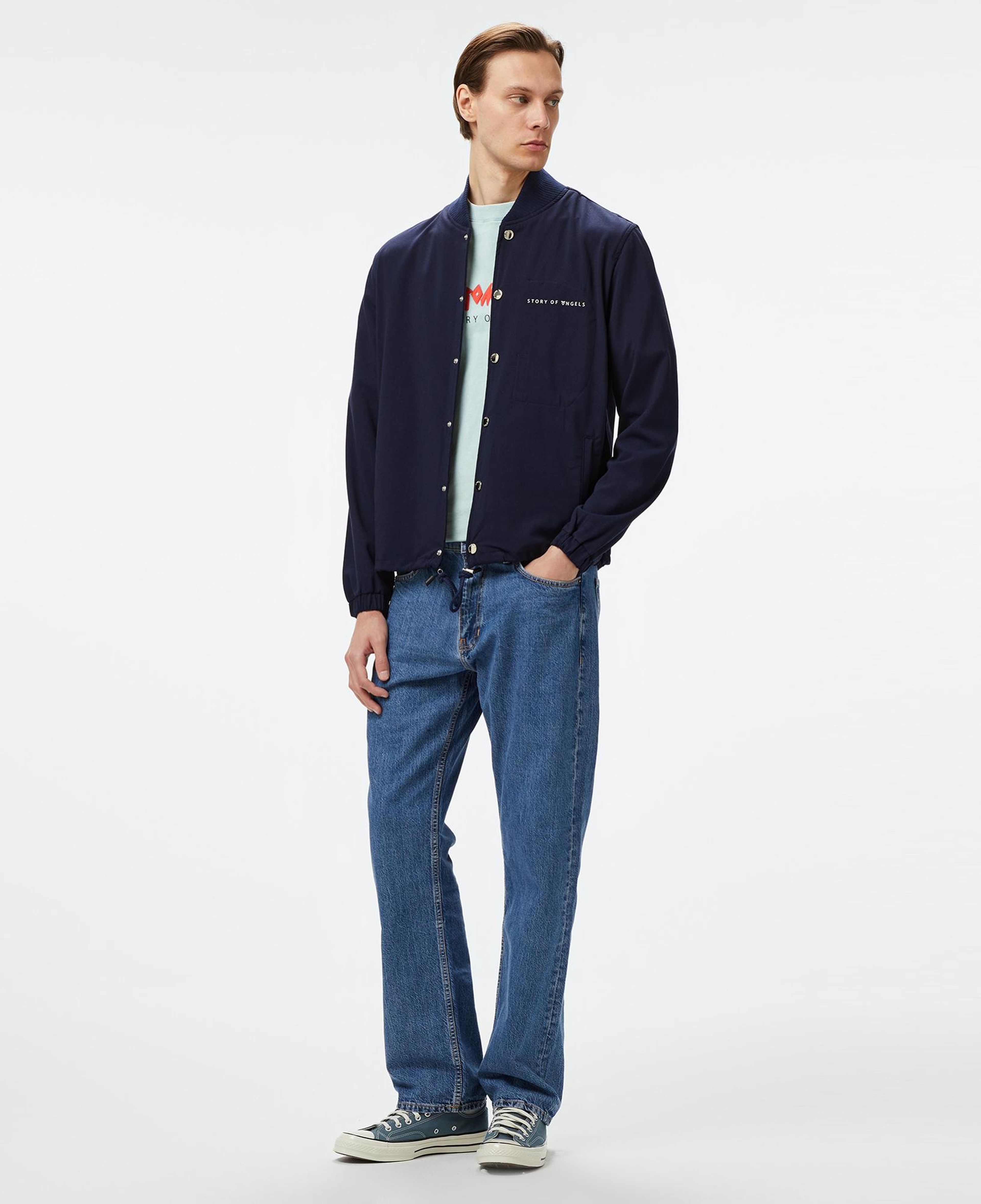 Story Of Angels Romance College Erkek Lacivert Ceket