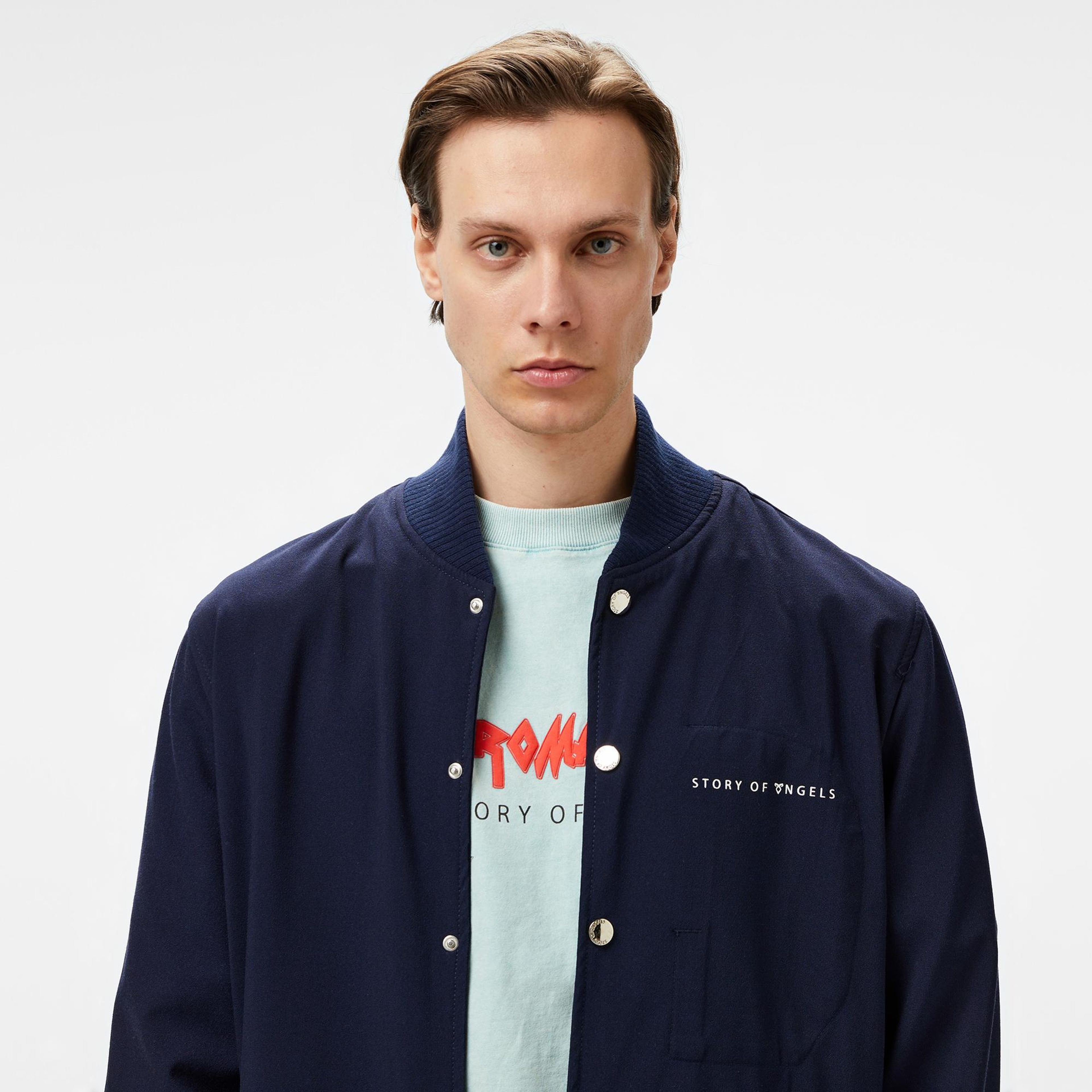 Story Of Angels Romance College Erkek Lacivert Ceket