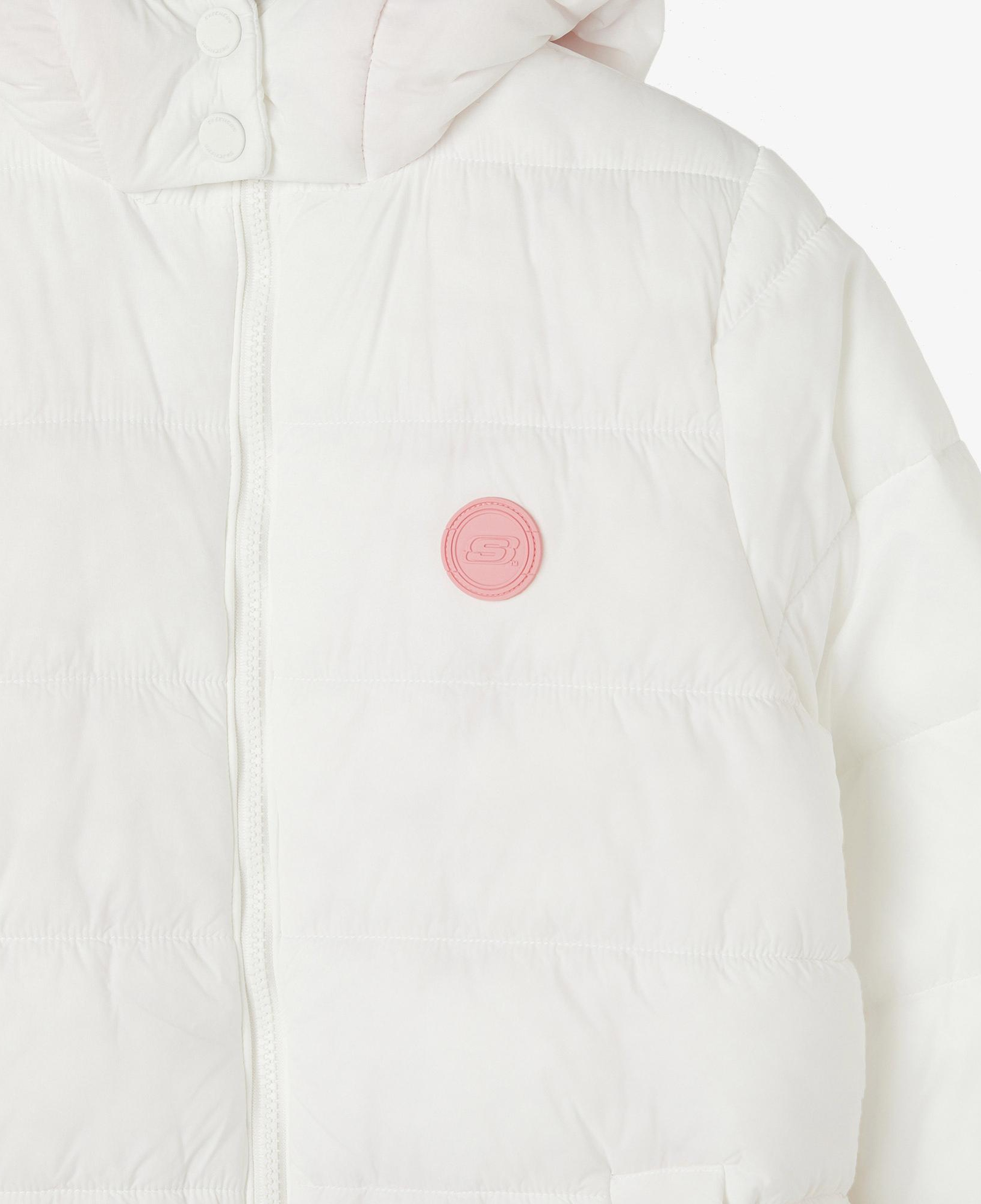 Skechers G Outerwear Padded Çocuk Beyaz Ceket