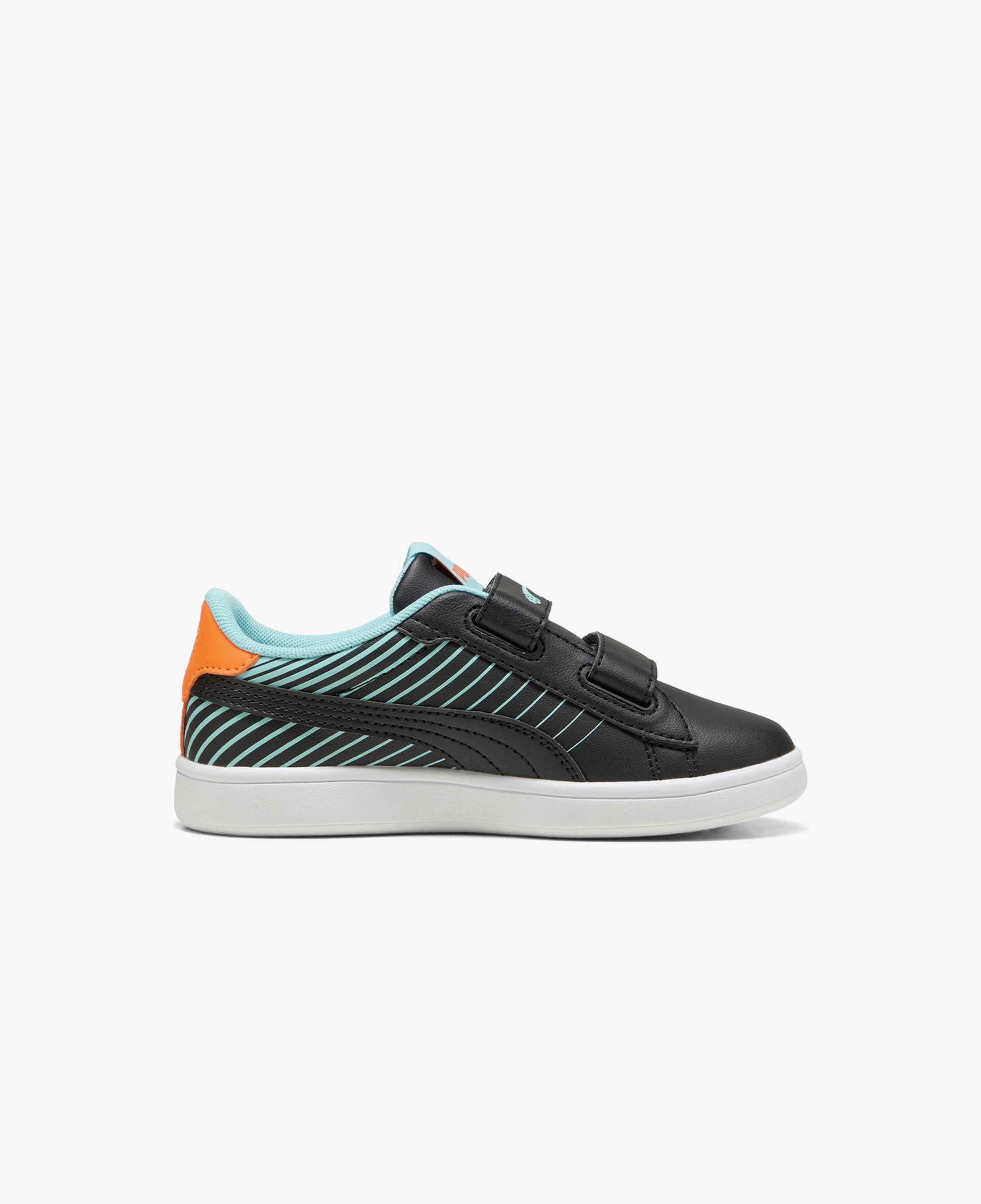 Puma Smash 3.0 Poised 2 Race Çocuk Siyah Spor Ayakkabı